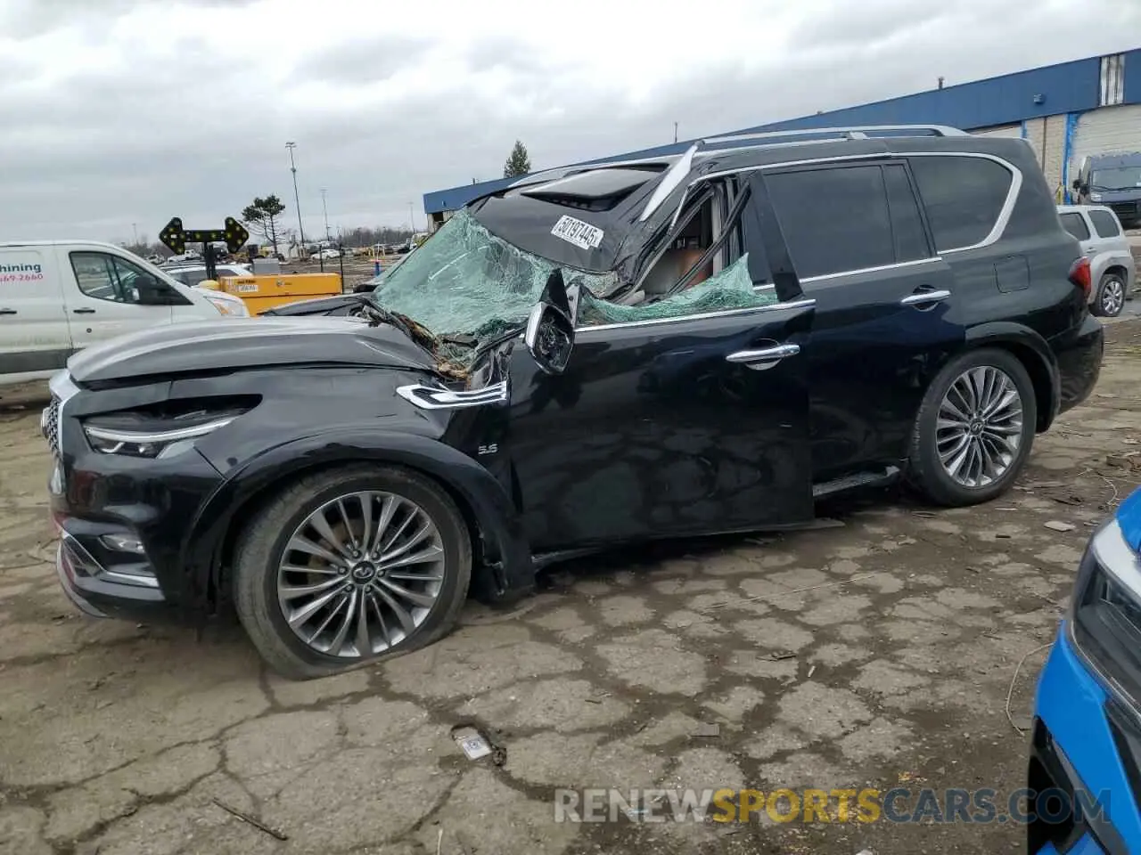 1 Фотография поврежденного автомобиля JN8AZ2NE5K9234907 INFINITI QX80 2019
