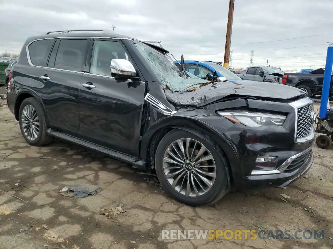 4 Фотография поврежденного автомобиля JN8AZ2NE5K9234907 INFINITI QX80 2019