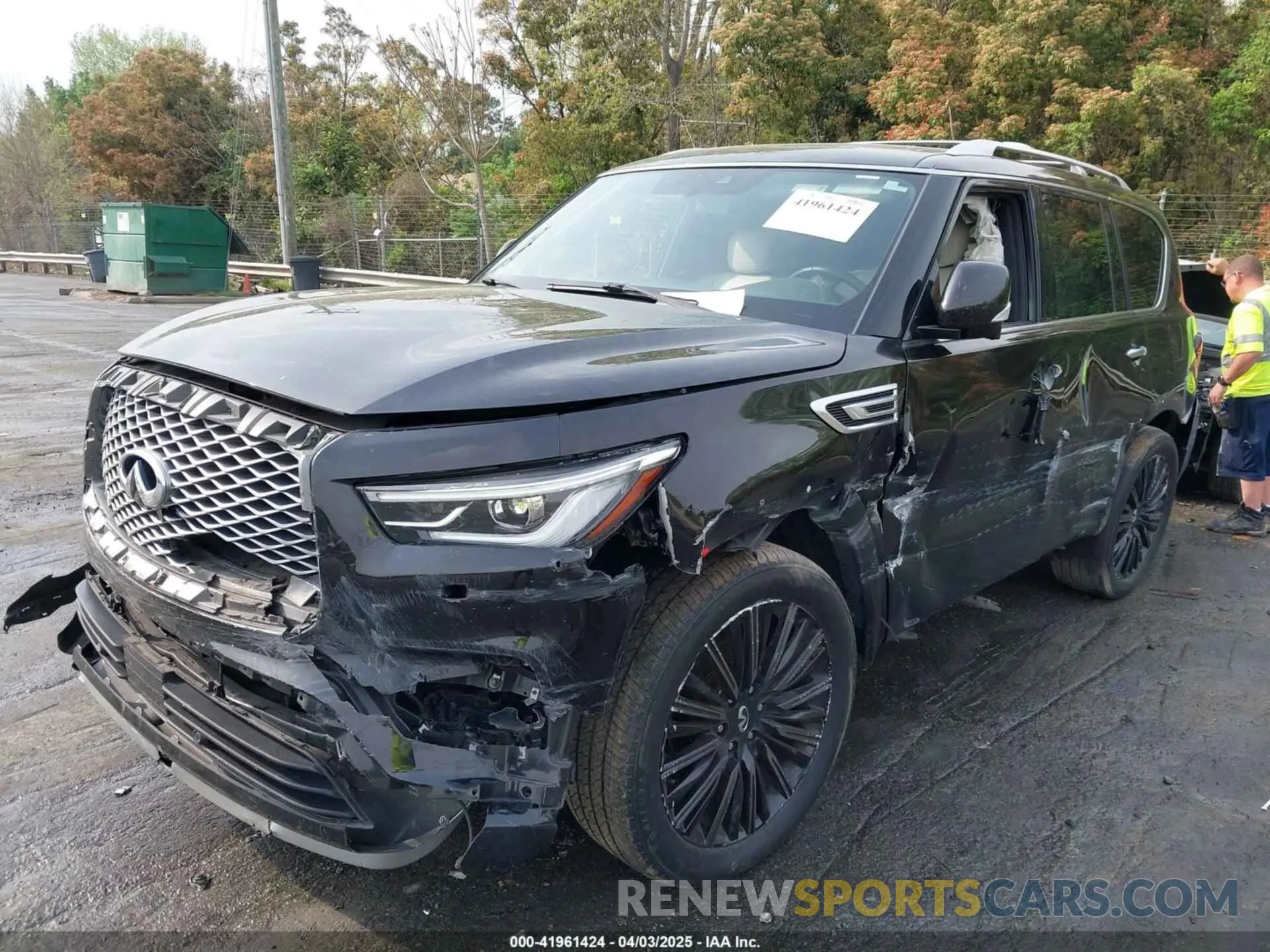 2 Фотография поврежденного автомобиля JN8AZ2NE7K9238439 INFINITI QX80 2019