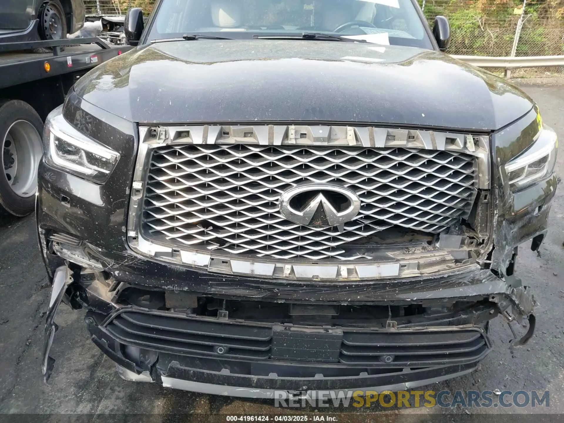 6 Фотография поврежденного автомобиля JN8AZ2NE7K9238439 INFINITI QX80 2019