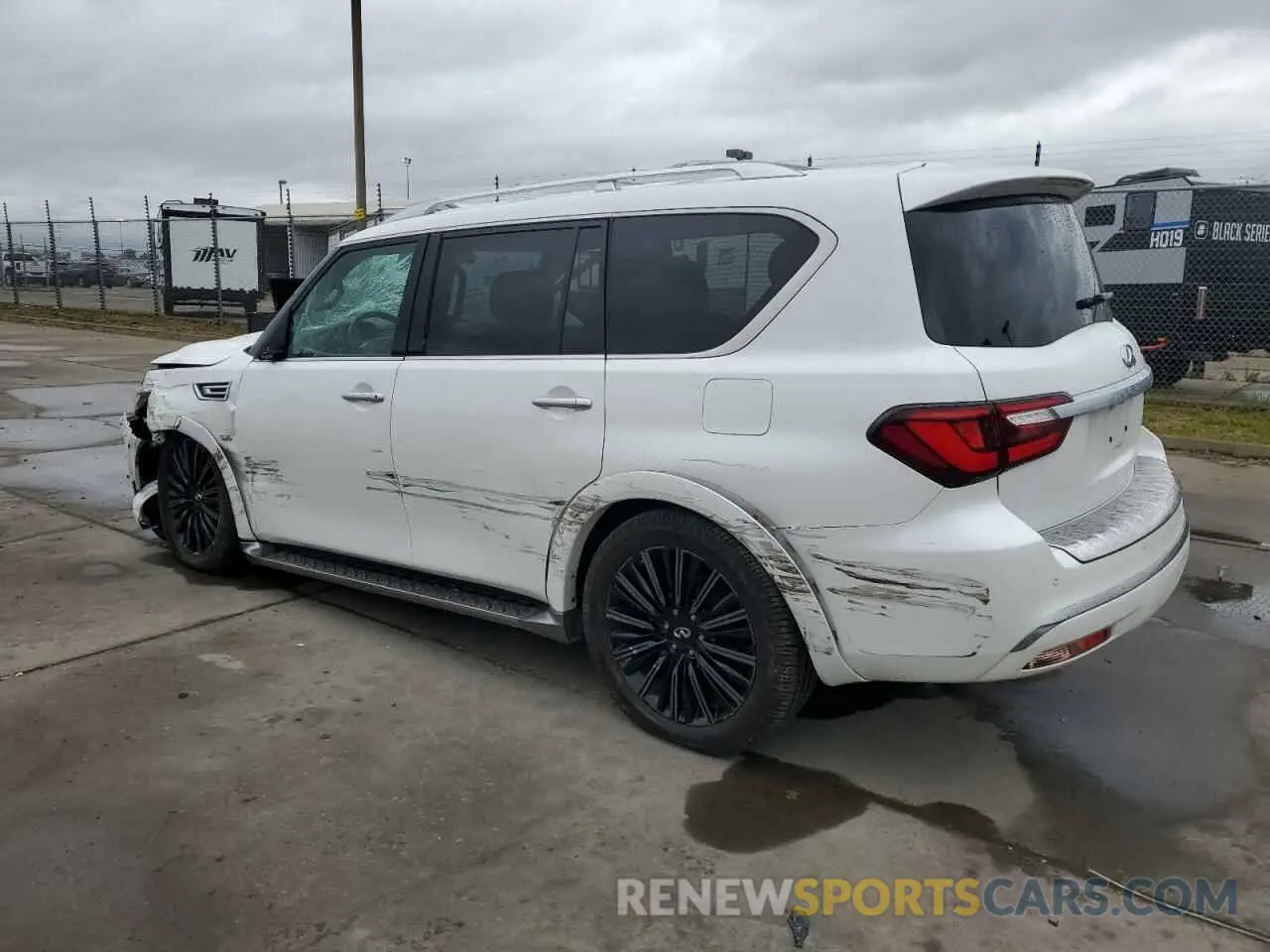 2 Photograph of a damaged car JN8AZ2NE8K9237302 INFINITI QX80 2019