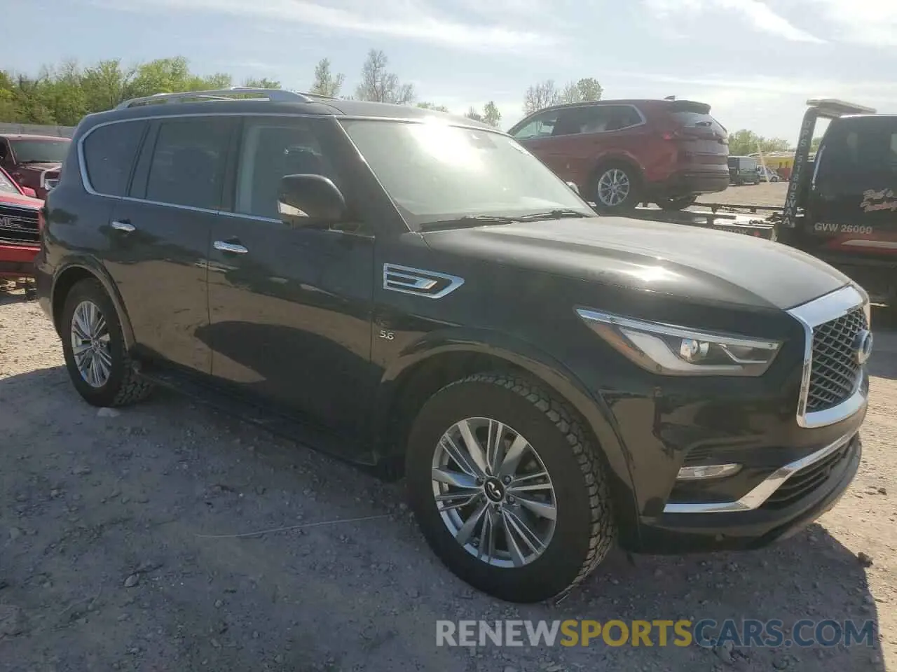 4 Photograph of a damaged car JN8AZ2NE9K9226311 INFINITI QX80 2019