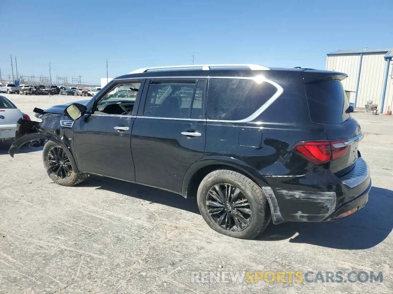 2 Photograph of a damaged car JN8AZ2NE9K9226485 INFINITI QX80 2019