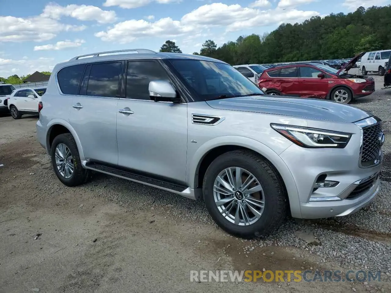 4 Фотография поврежденного автомобиля JN8AZ2NE9K9230200 INFINITI QX80 2019