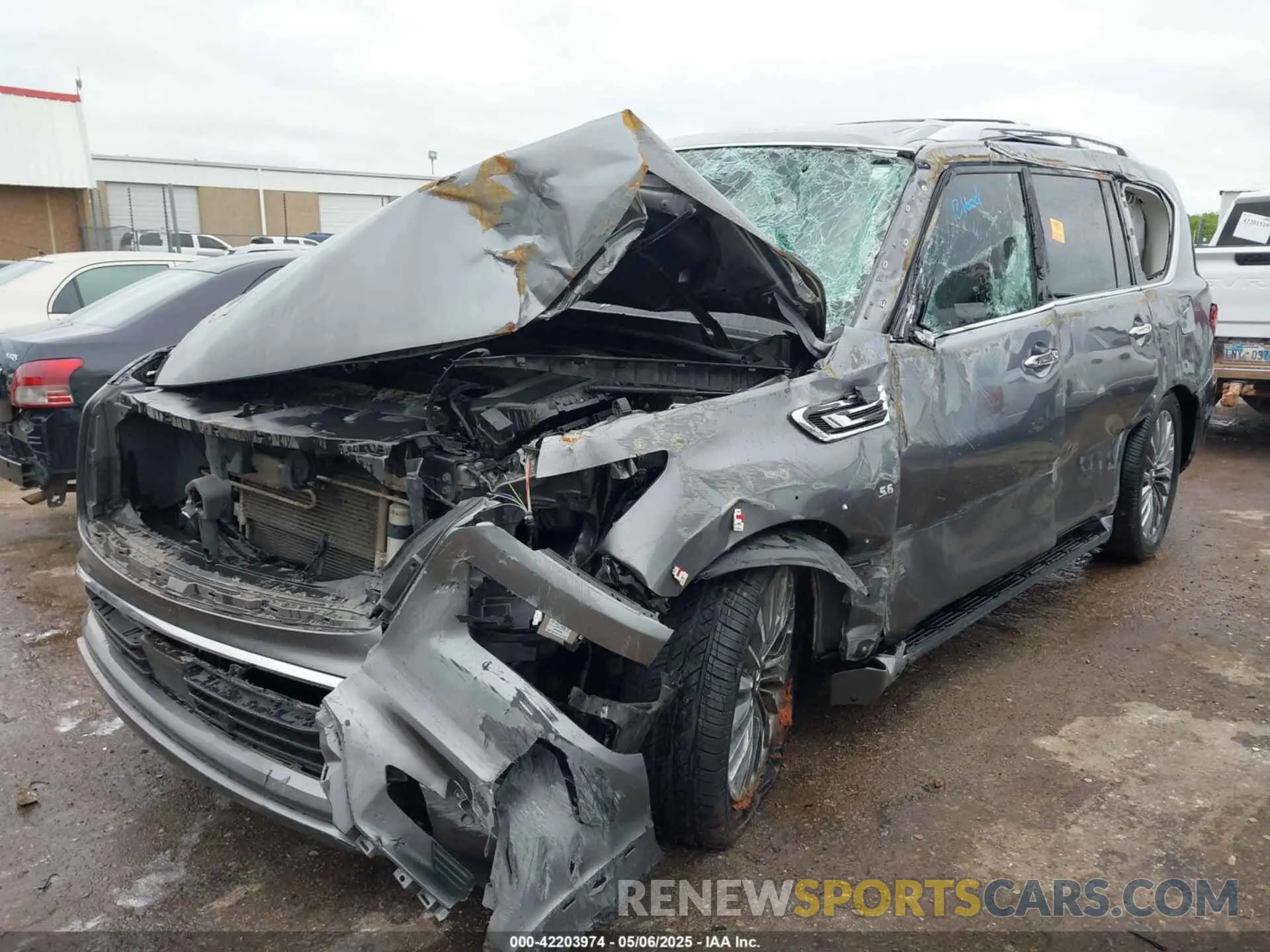 2 Photograph of a damaged car JN8AZ2NE9K9231220 INFINITI QX80 2019