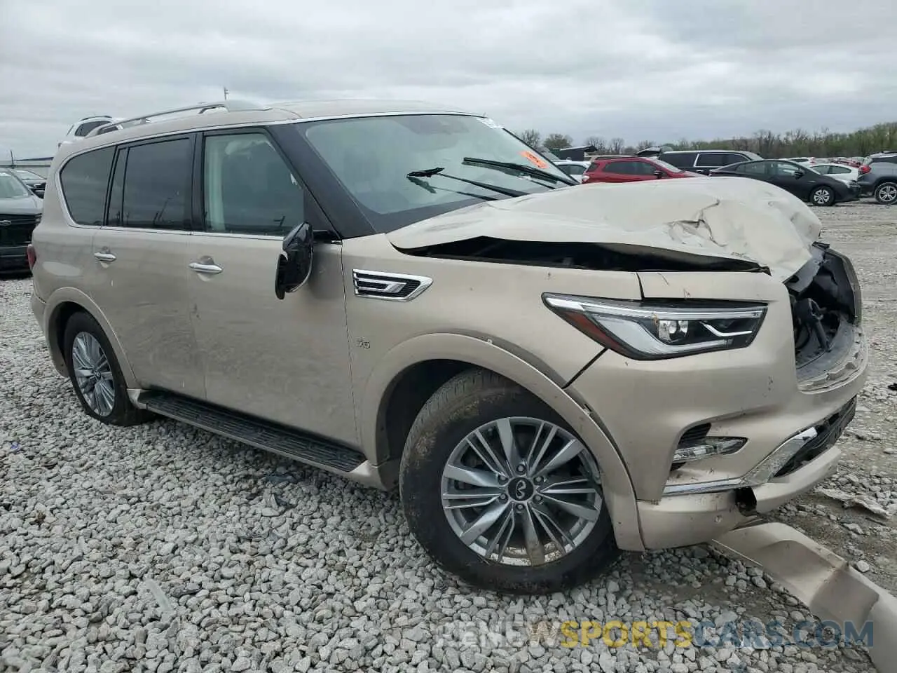 4 Фотография поврежденного автомобиля JN8AZ2NE9K9232514 INFINITI QX80 2019