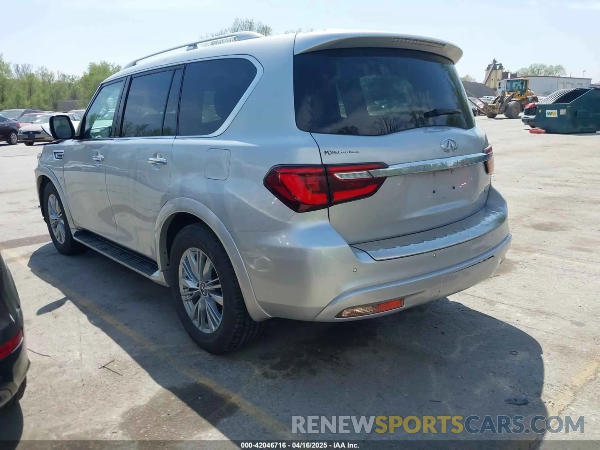 3 Photograph of a damaged car JN8AZ2NEXK9232098 INFINITI QX80 2019
