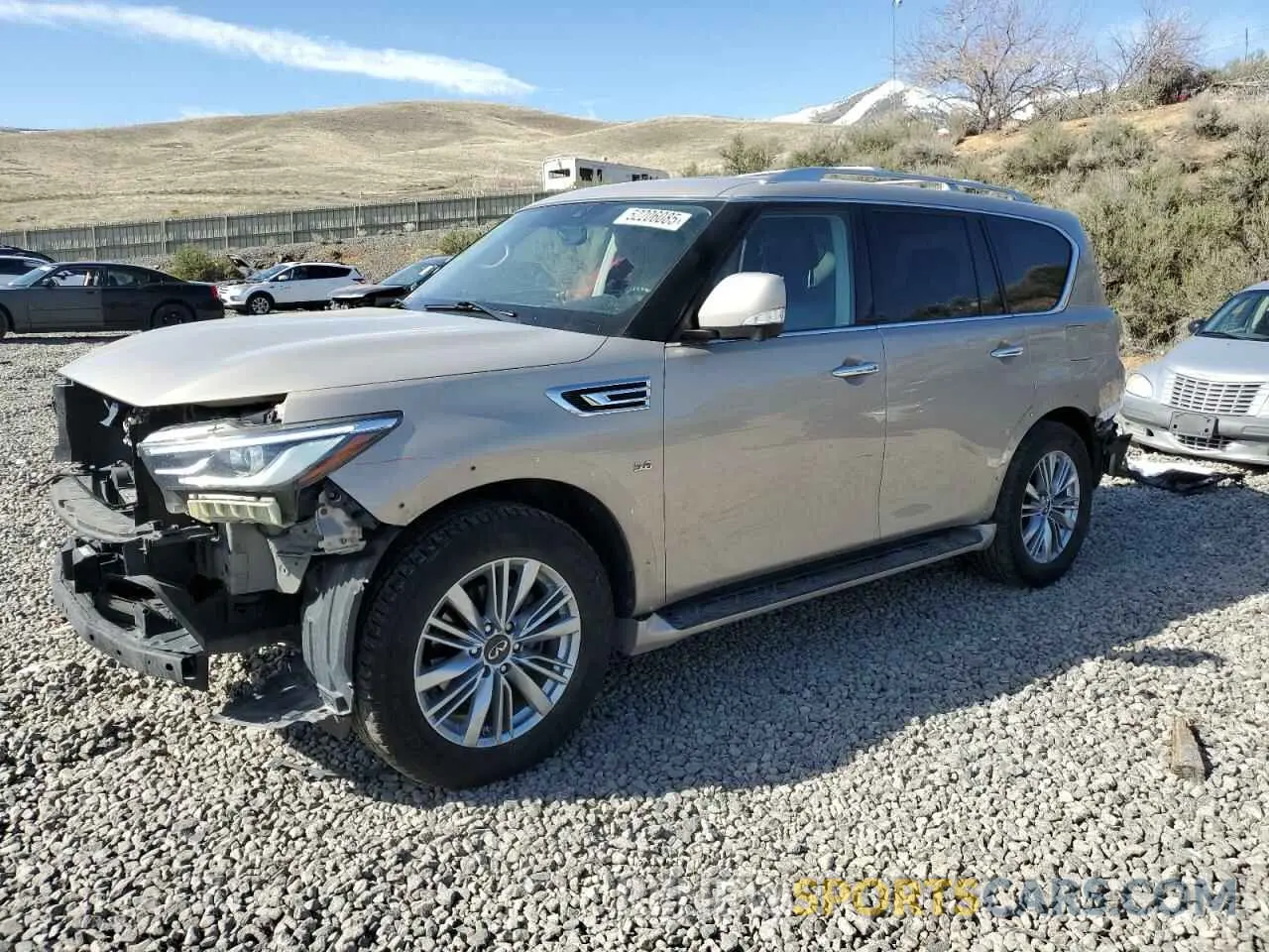 1 Фотография поврежденного автомобиля JN8AZ2NEXK9238080 INFINITI QX80 2019
