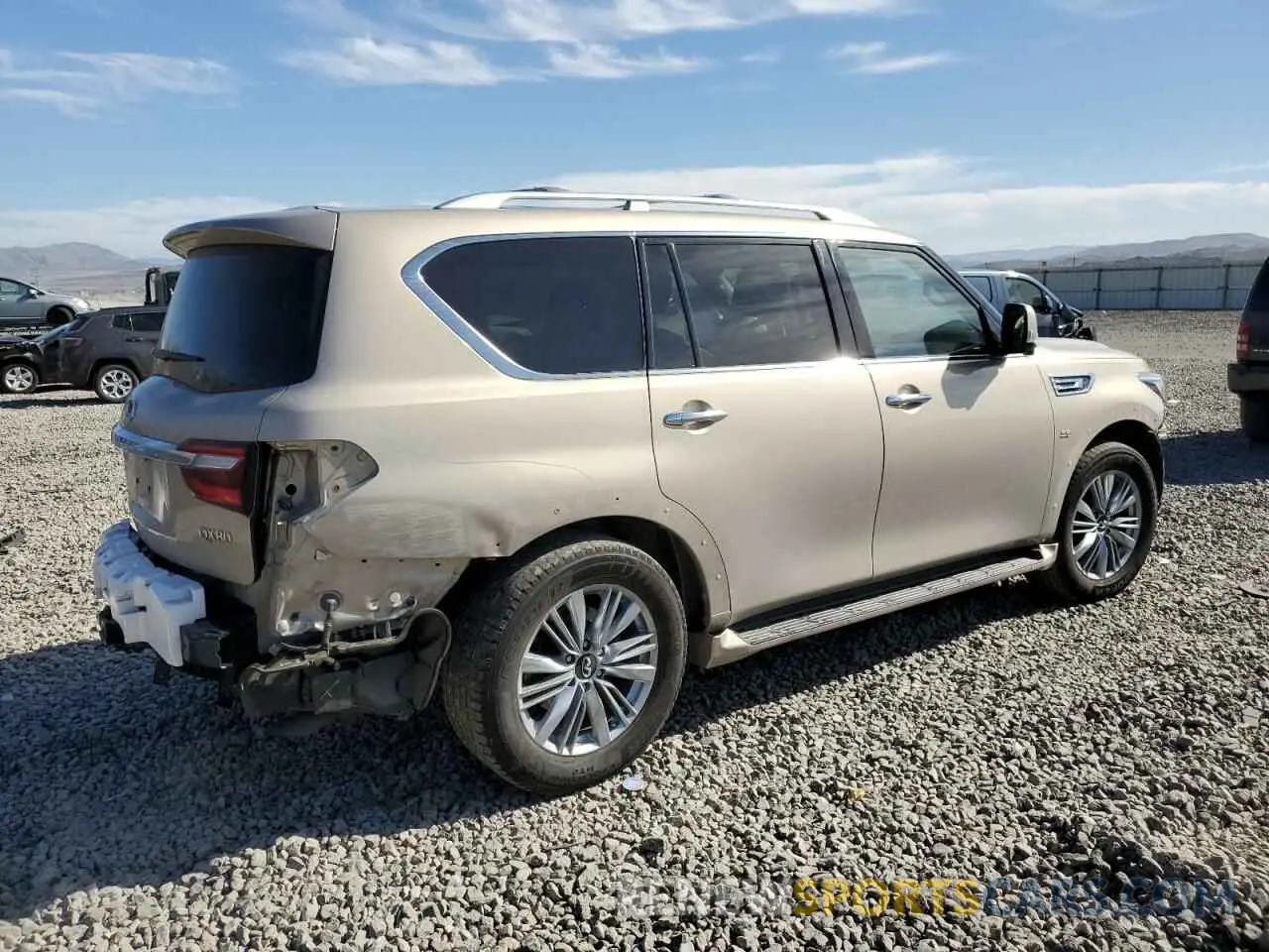 3 Фотография поврежденного автомобиля JN8AZ2NEXK9238080 INFINITI QX80 2019