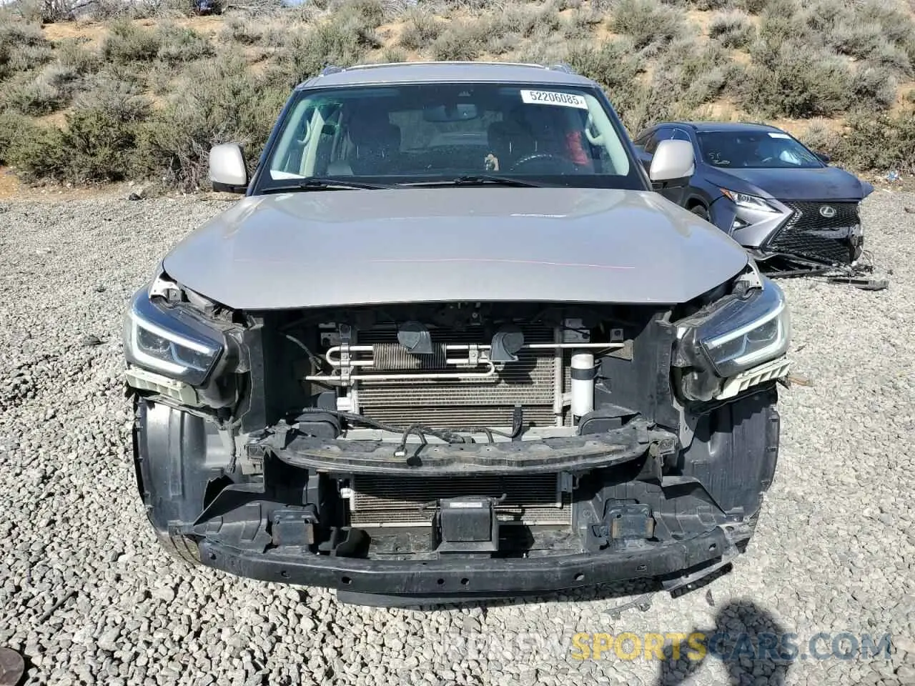 5 Фотография поврежденного автомобиля JN8AZ2NEXK9238080 INFINITI QX80 2019