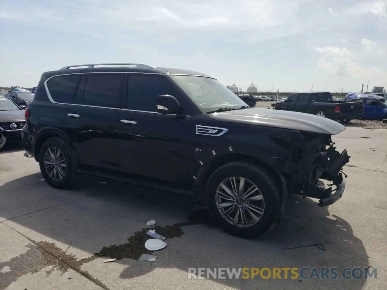 4 Photograph of a damaged car JN8AZ2NF0K9682268 INFINITI QX80 2019