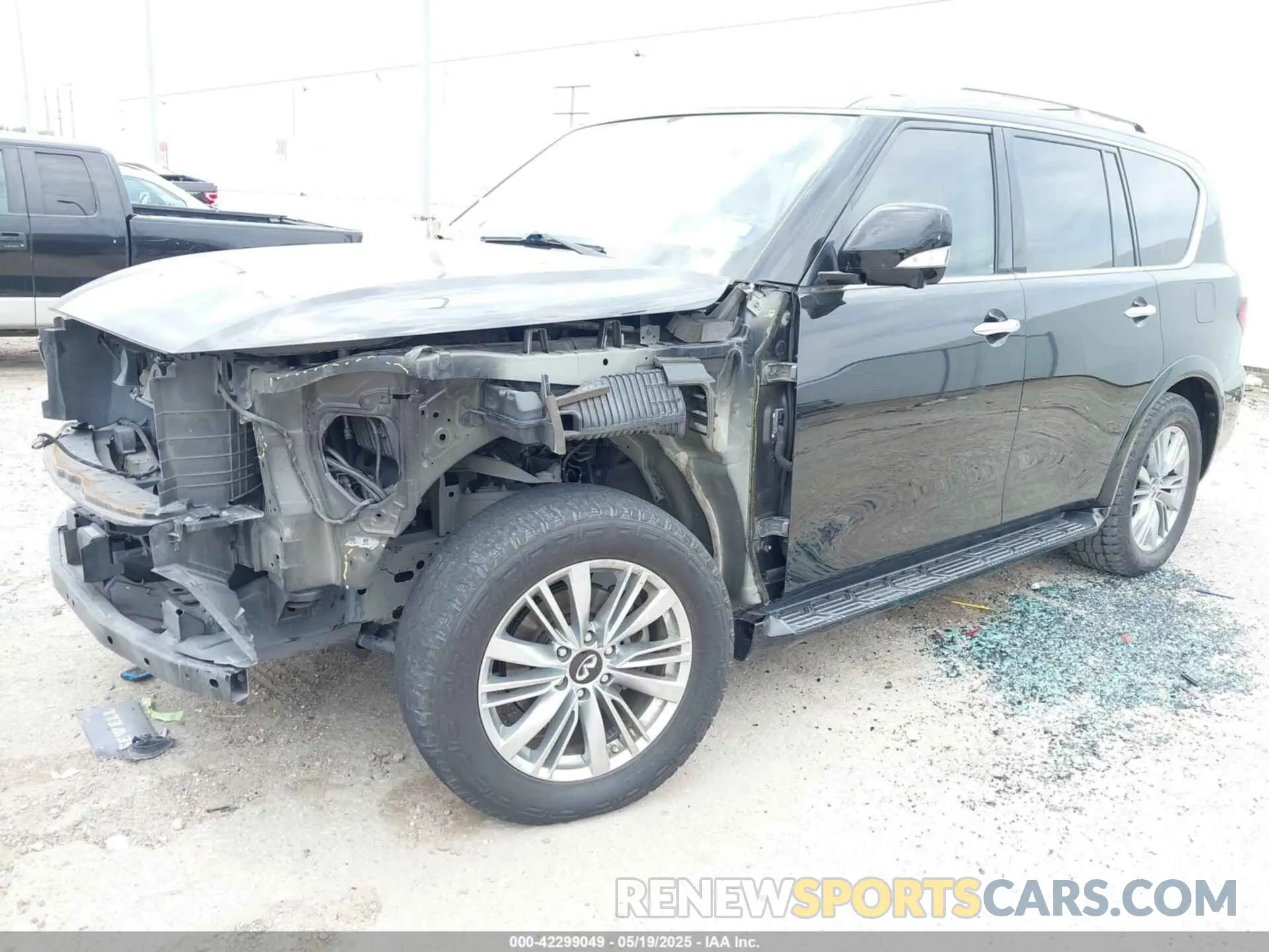 2 Фотография поврежденного автомобиля JN8AZ2NF0K9683582 INFINITI QX80 2019