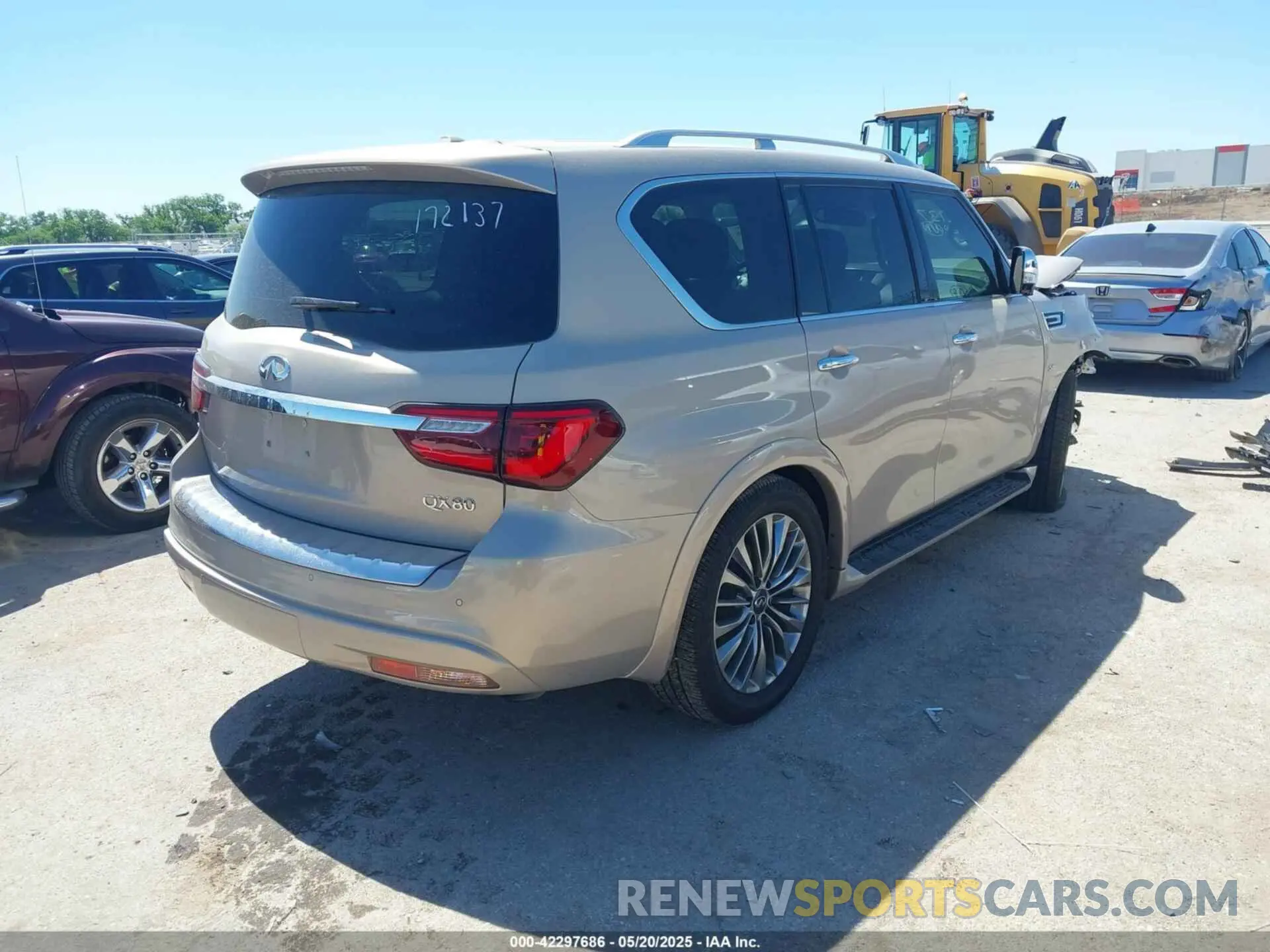 4 Photograph of a damaged car JN8AZ2NF0K9684036 INFINITI QX80 2019
