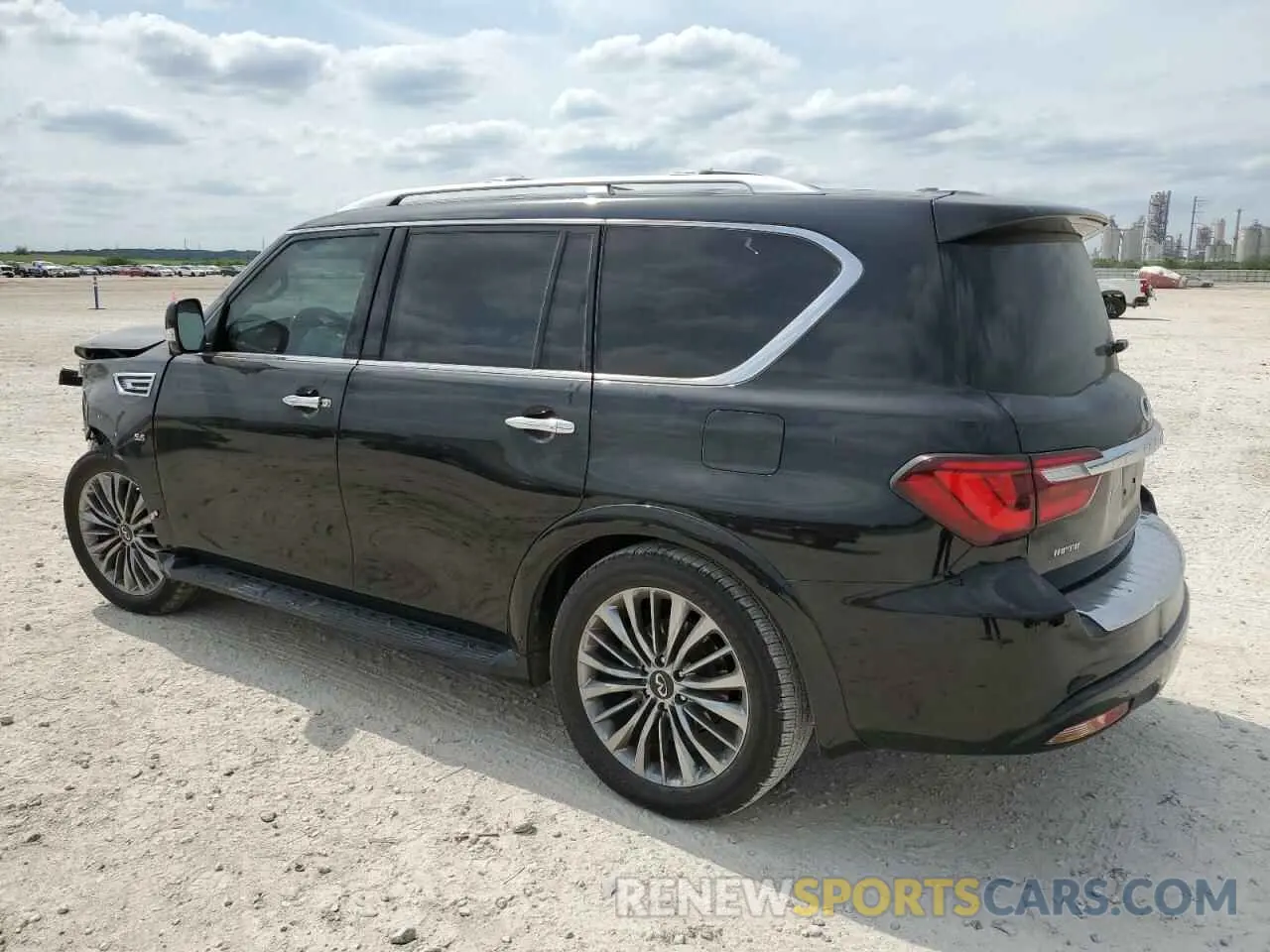 2 Photograph of a damaged car JN8AZ2NF0K9685915 INFINITI QX80 2019