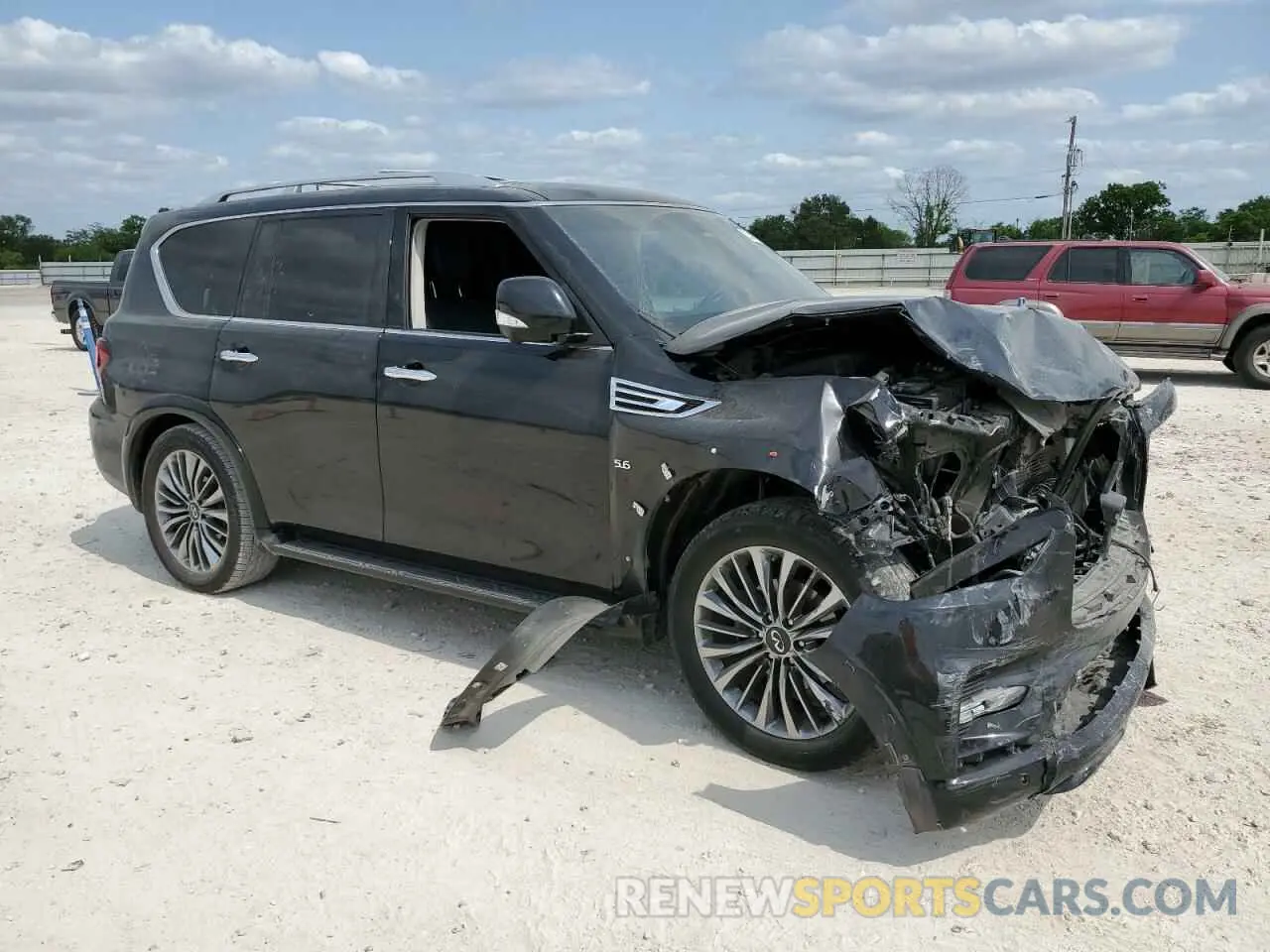 4 Photograph of a damaged car JN8AZ2NF0K9685915 INFINITI QX80 2019