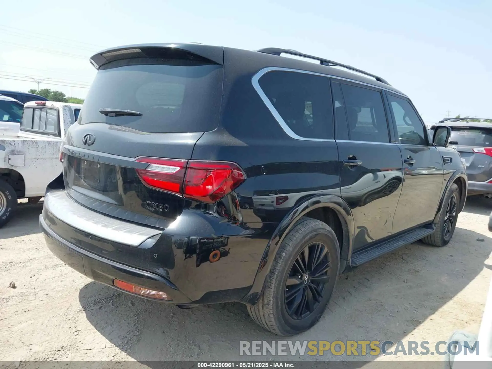 4 Фотография поврежденного автомобиля JN8AZ2NF0K9686692 INFINITI QX80 2019