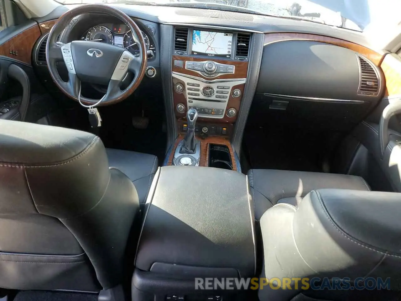 8 Фотография поврежденного автомобиля JN8AZ2NF2K9683793 INFINITI QX80 2019