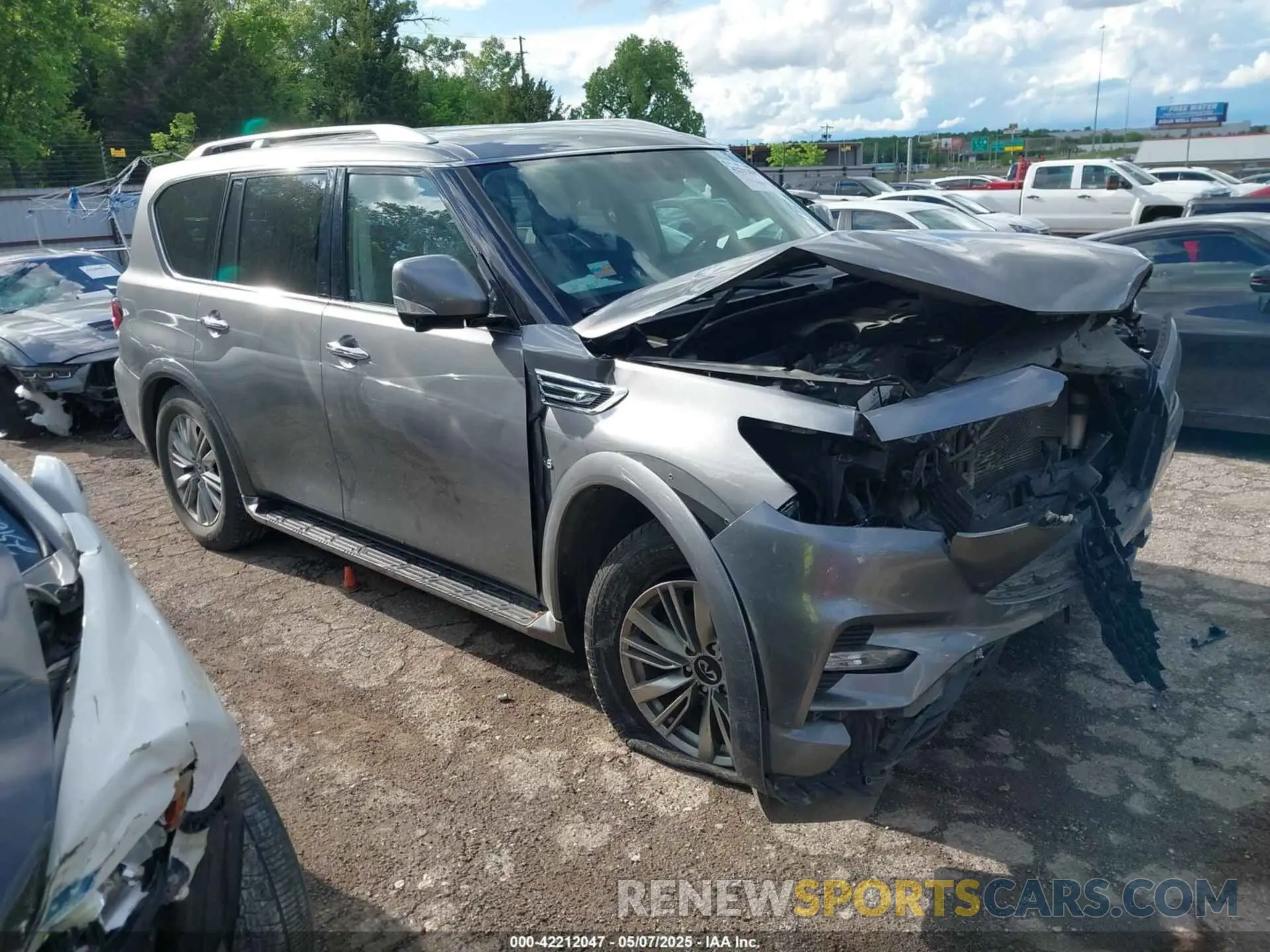 1 Фотография поврежденного автомобиля JN8AZ2NF2K9684426 INFINITI QX80 2019