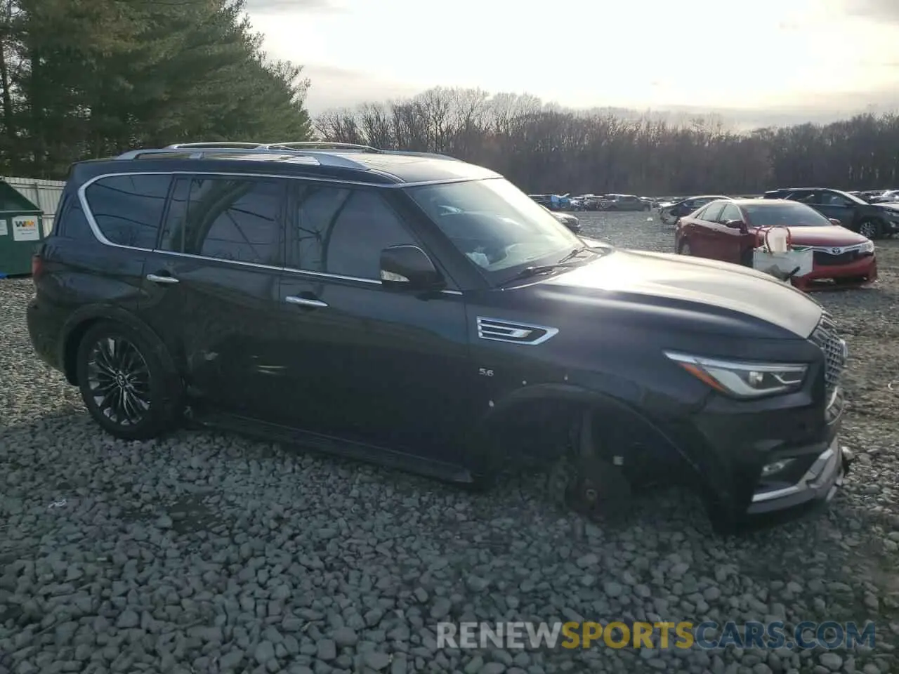 4 Фотография поврежденного автомобиля JN8AZ2NF3K9681793 INFINITI QX80 2019