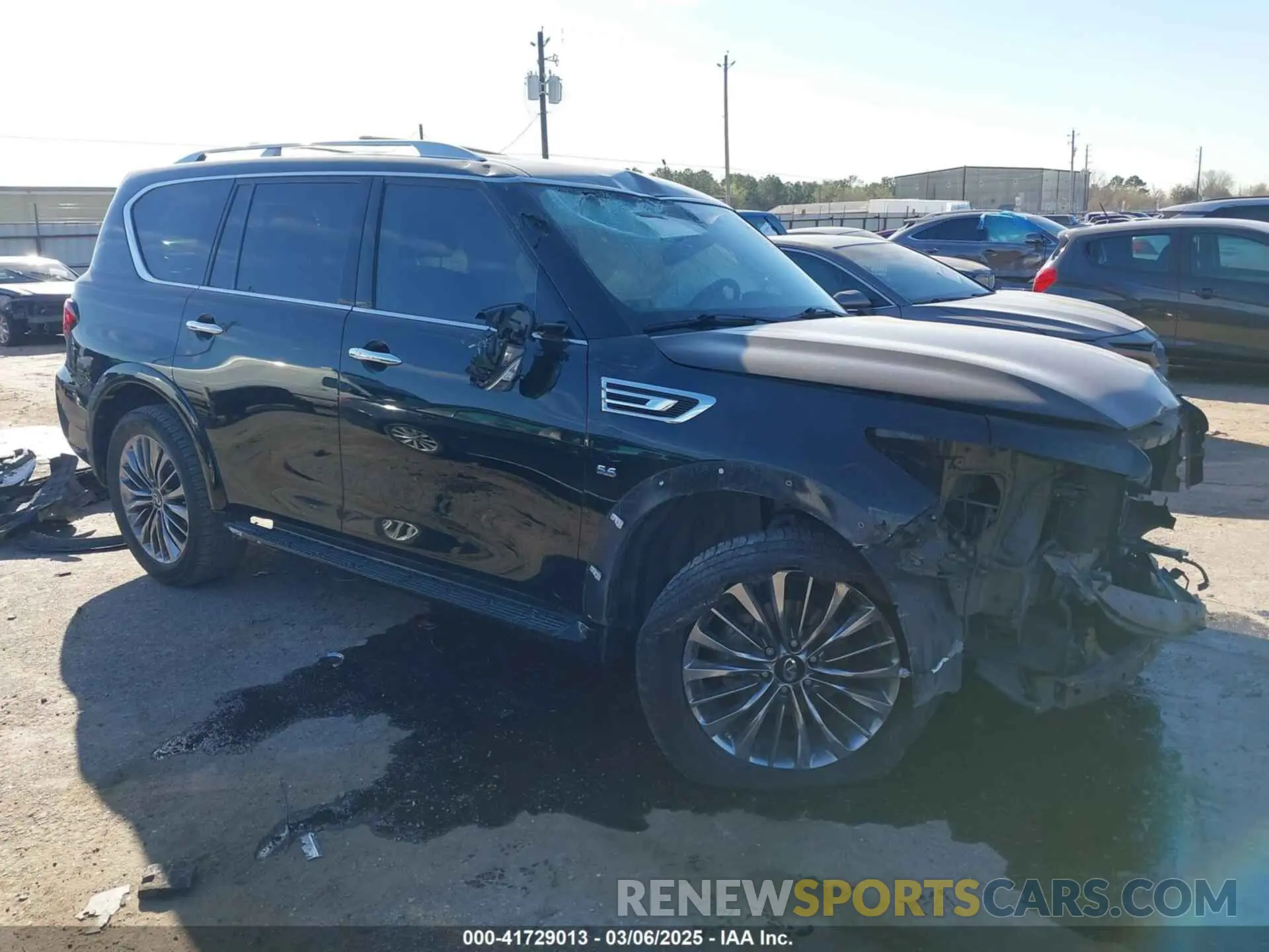 1 Photograph of a damaged car JN8AZ2NF5K9689409 INFINITI QX80 2019