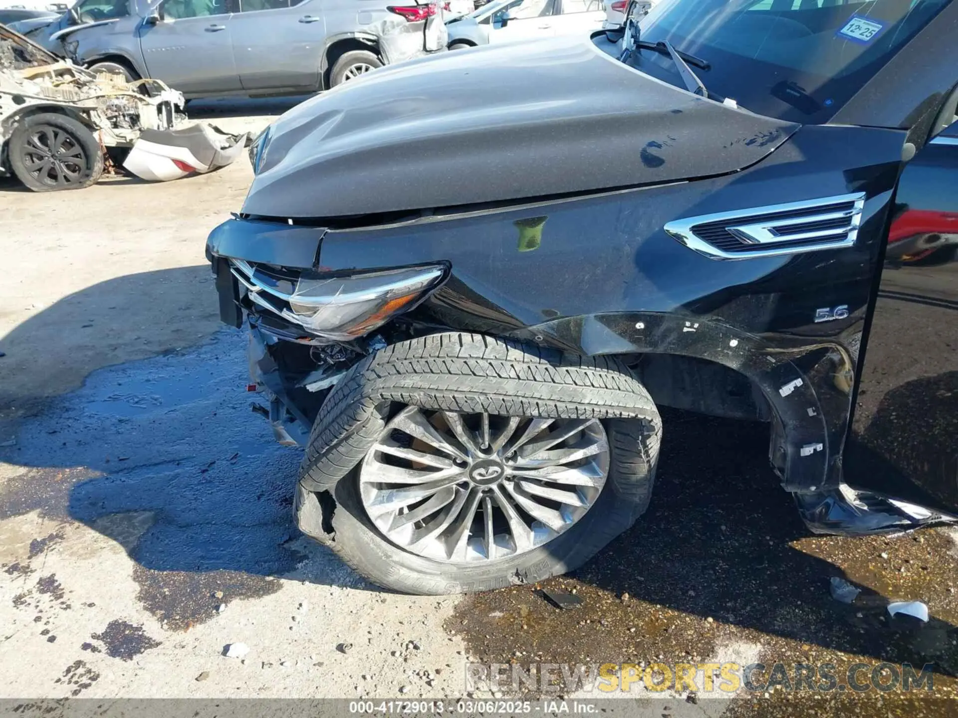 6 Photograph of a damaged car JN8AZ2NF5K9689409 INFINITI QX80 2019