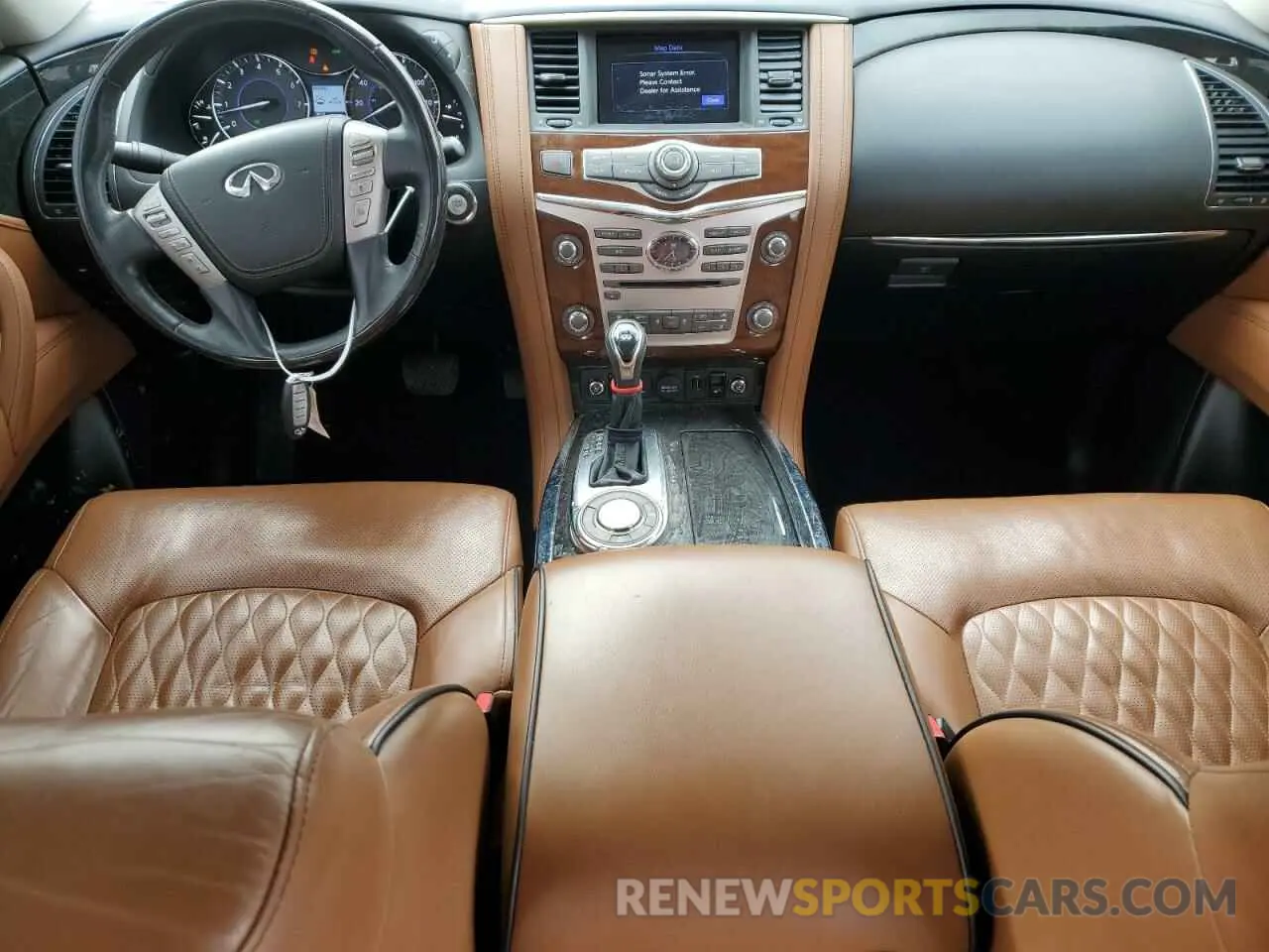8 Фотография поврежденного автомобиля JN8AZ2NF8K9681398 INFINITI QX80 2019