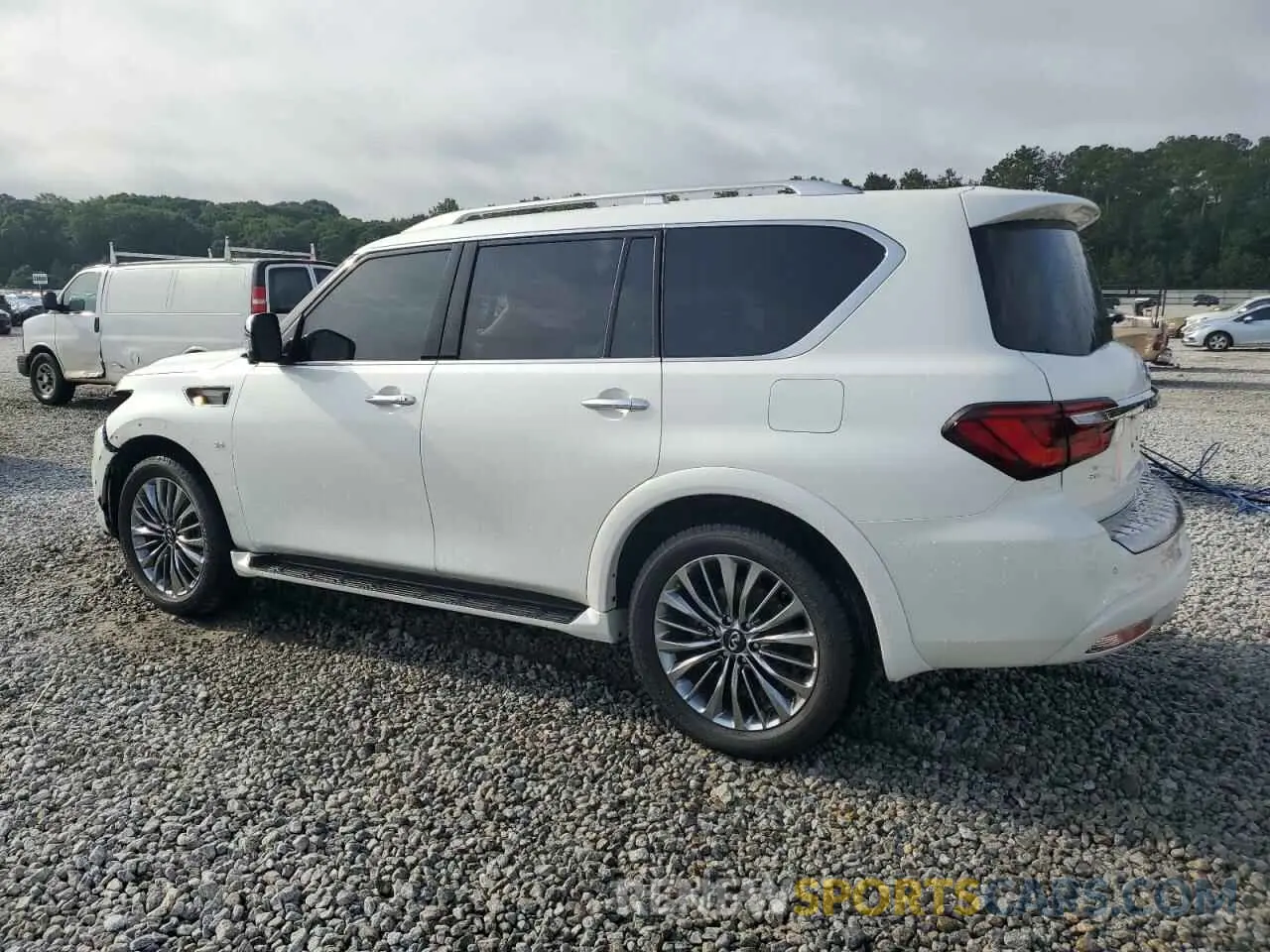 2 Фотография поврежденного автомобиля JN8AZ2NF8K9686665 INFINITI QX80 2019