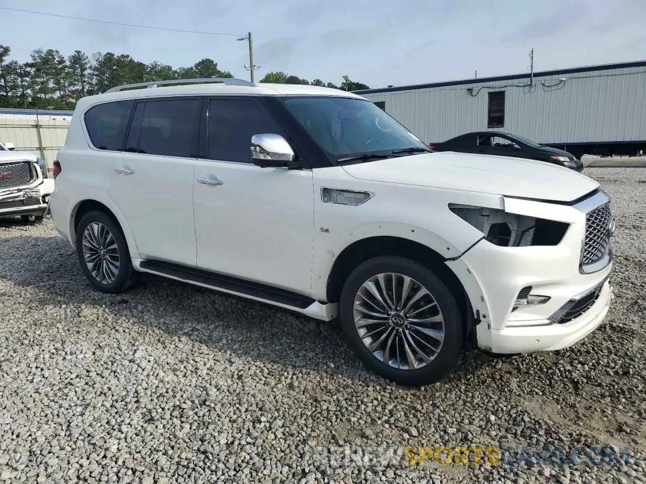 4 Фотография поврежденного автомобиля JN8AZ2NF8K9686665 INFINITI QX80 2019