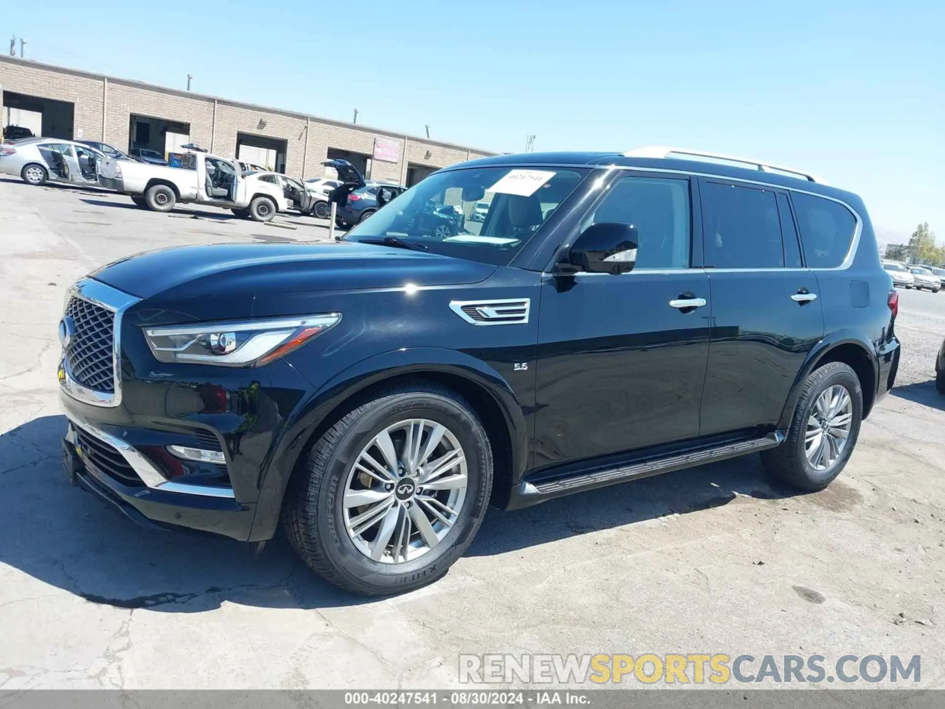 2 Photograph of a damaged car JN8AZ2NF9K9681992 INFINITI QX80 2019