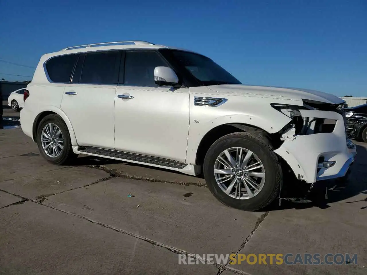 4 Фотография поврежденного автомобиля JN8AZ2NF9K9684004 INFINITI QX80 2019