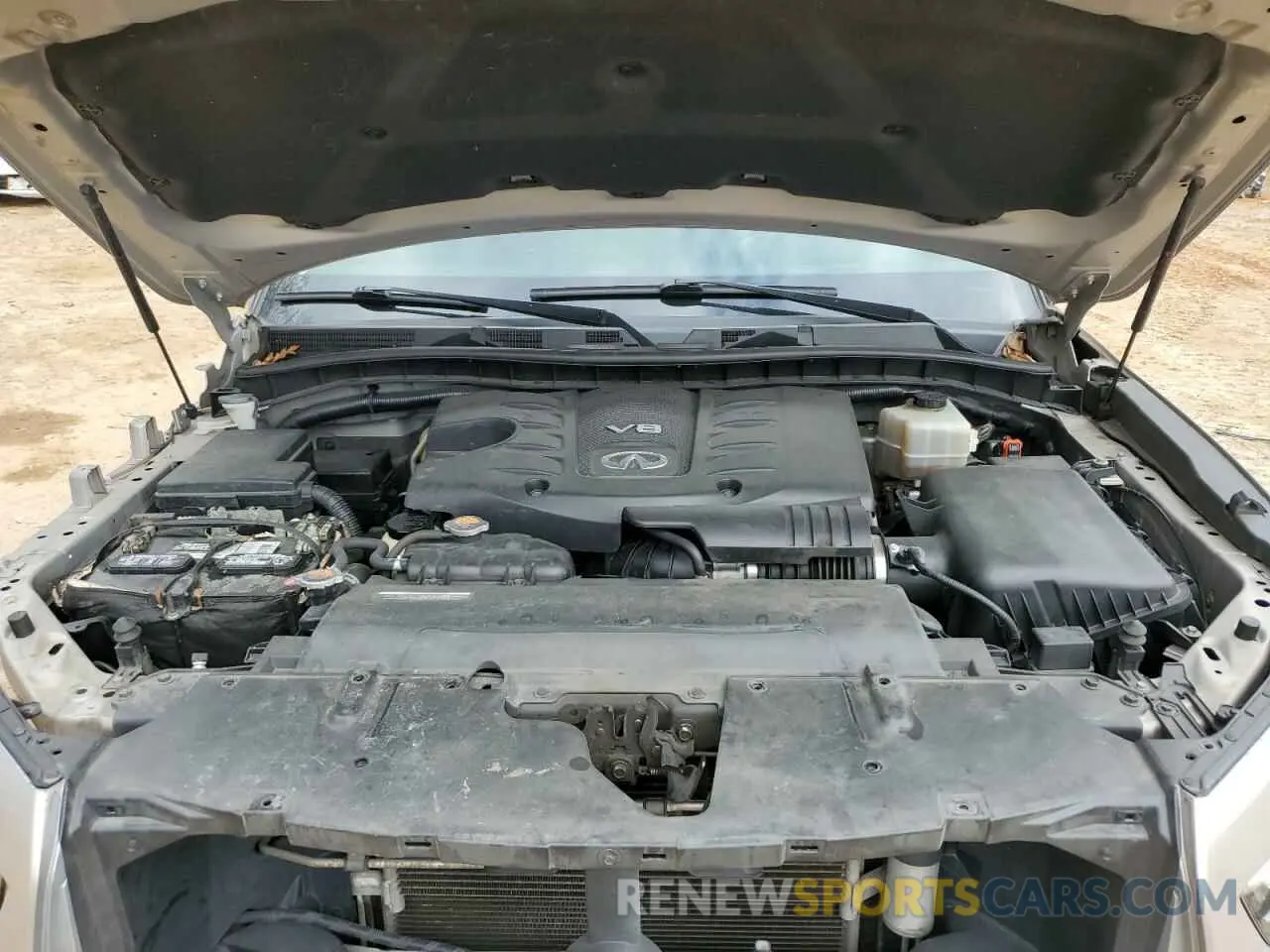13 Фотография поврежденного автомобиля JN8AZ2NFXK9684139 INFINITI QX80 2019