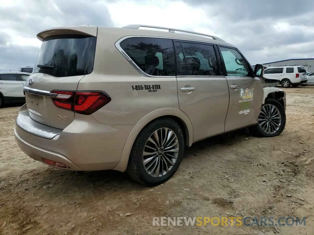 3 Фотография поврежденного автомобиля JN8AZ2NFXK9684139 INFINITI QX80 2019