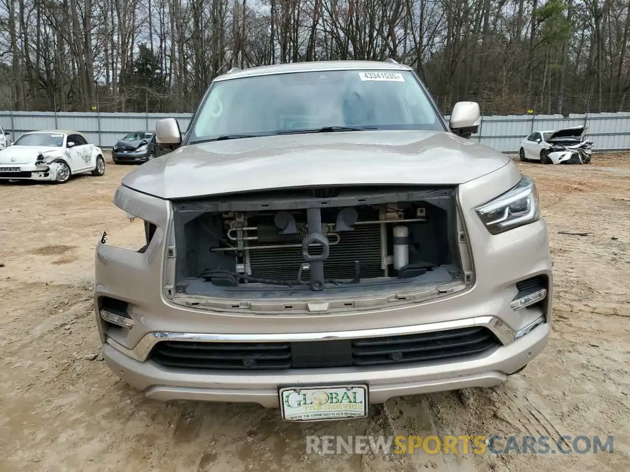 5 Фотография поврежденного автомобиля JN8AZ2NFXK9684139 INFINITI QX80 2019