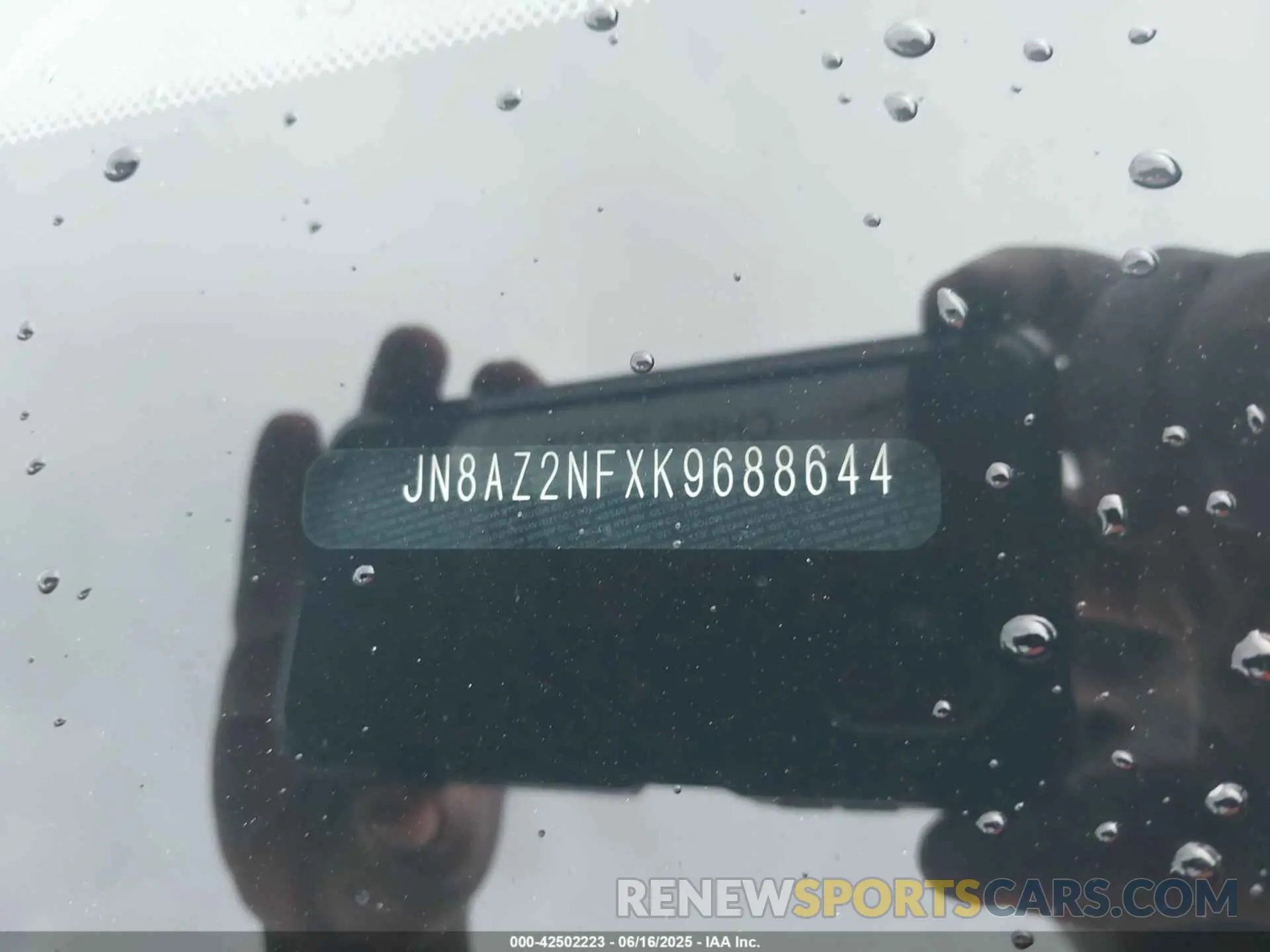 9 Фотография поврежденного автомобиля JN8AZ2NFXK9688644 INFINITI QX80 2019