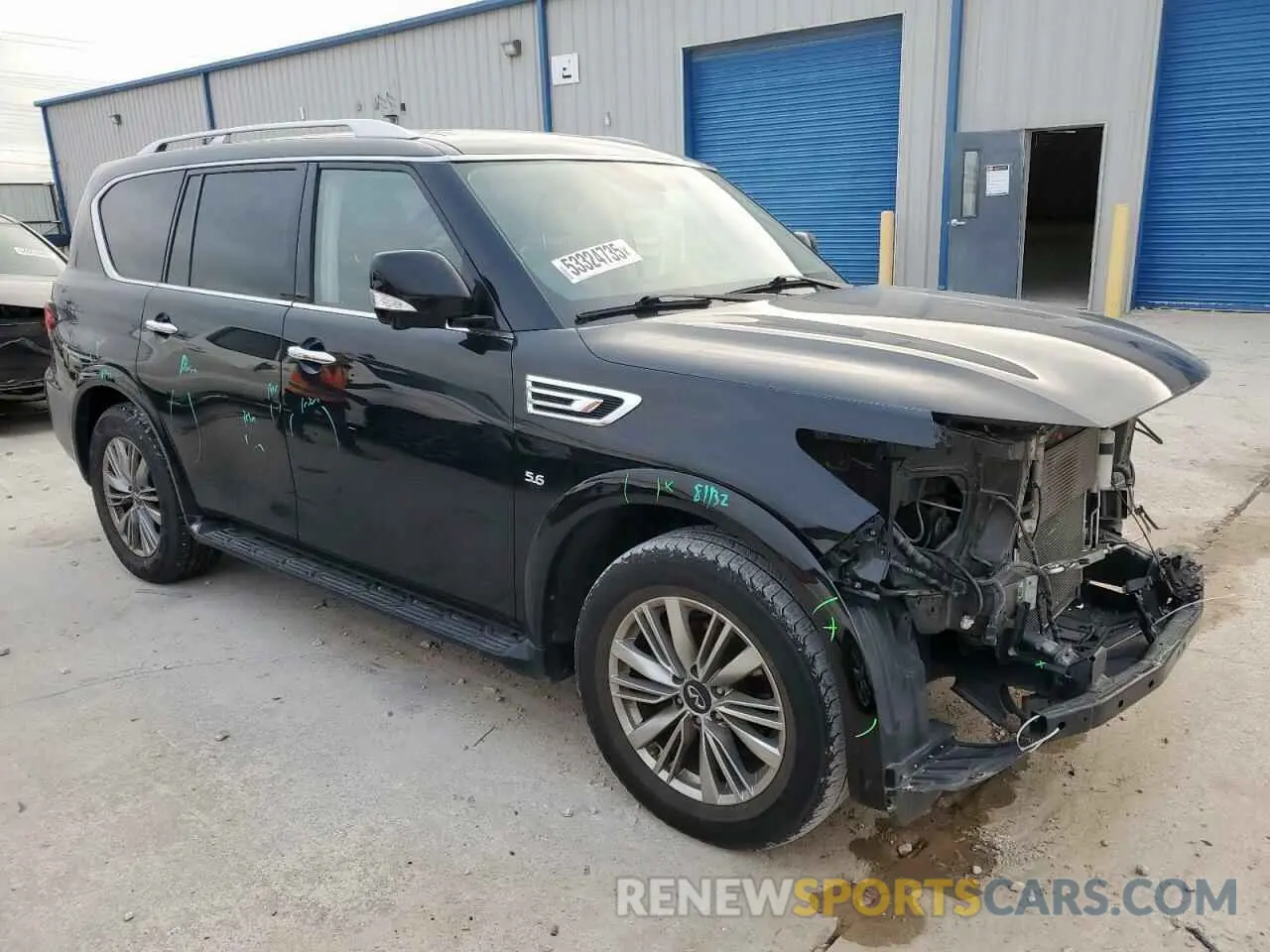 4 Photograph of a damaged car JN8AZ2NE0L9255987 INFINITI QX80 2020