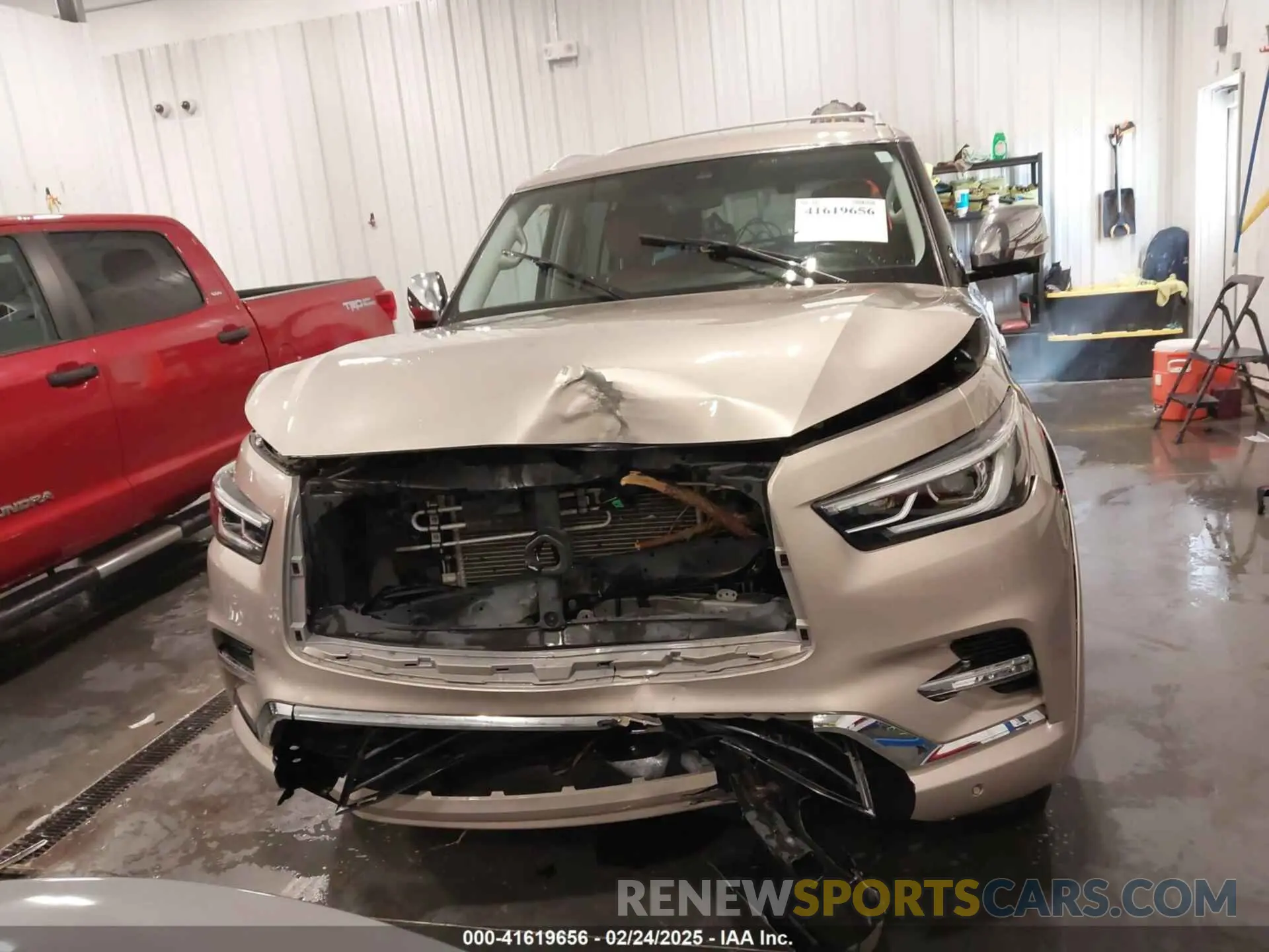 13 Фотография поврежденного автомобиля JN8AZ2NE5L9256357 INFINITI QX80 2020