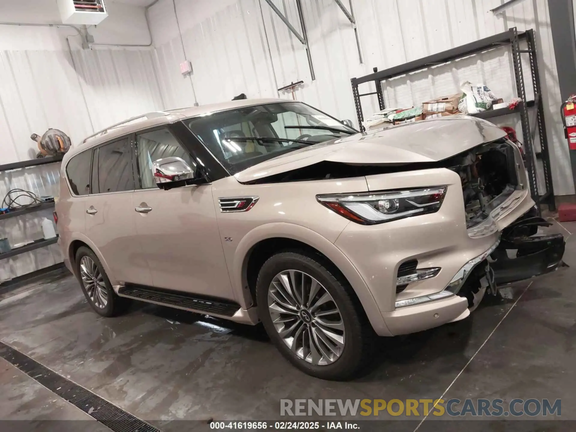 14 Фотография поврежденного автомобиля JN8AZ2NE5L9256357 INFINITI QX80 2020