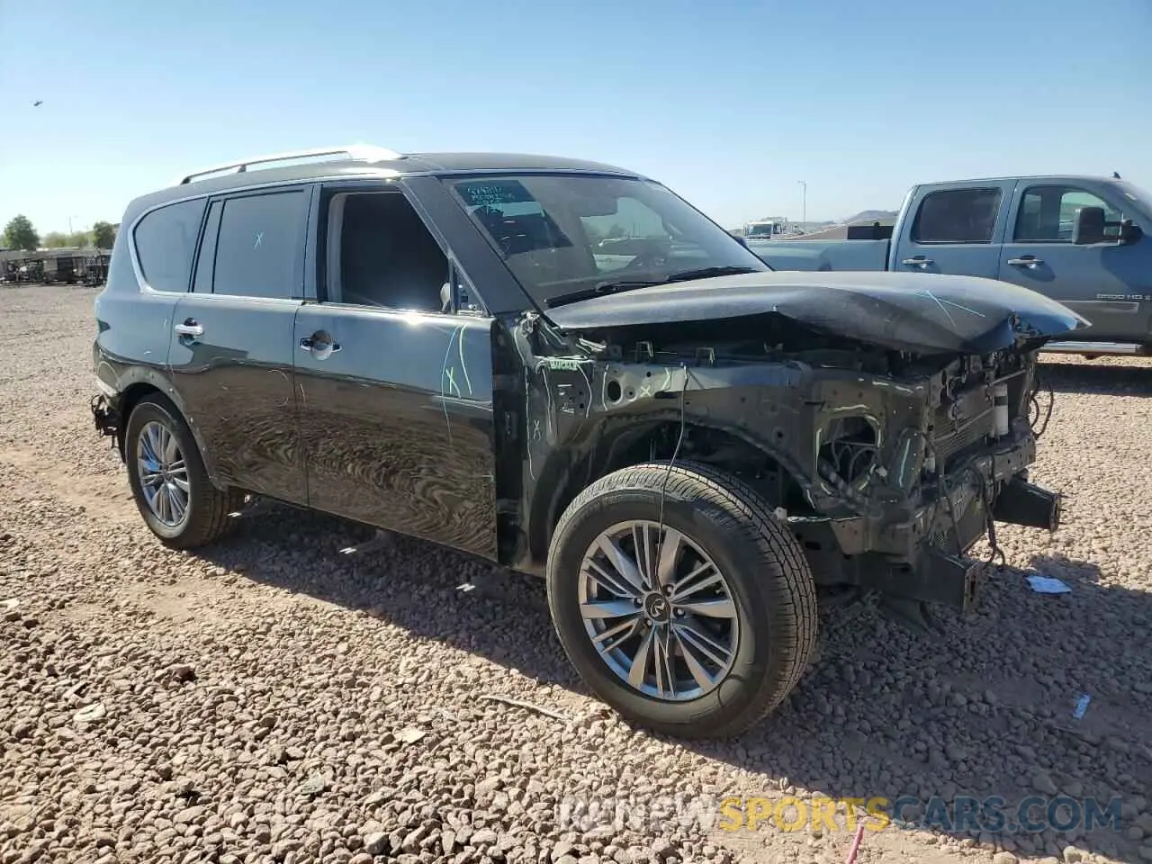 4 Фотография поврежденного автомобиля JN8AZ2NE6L9253306 INFINITI QX80 2020
