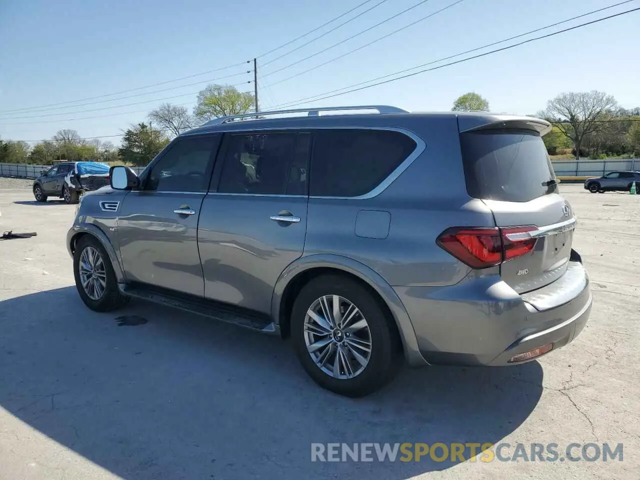 2 Photograph of a damaged car JN8AZ2NE6L9254570 INFINITI QX80 2020