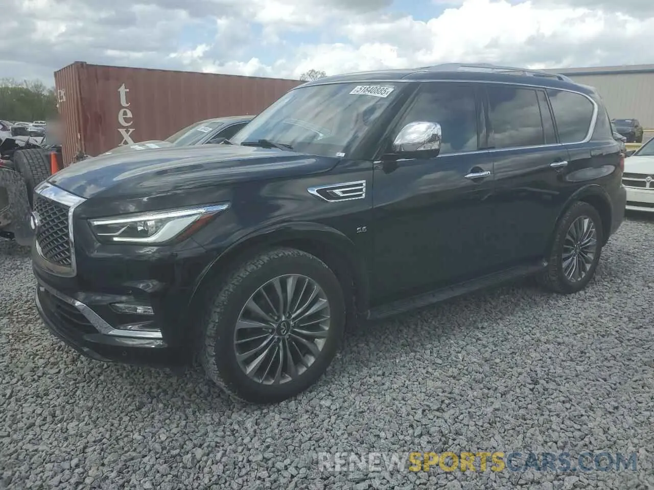 1 Photograph of a damaged car JN8AZ2NF0L9702083 INFINITI QX80 2020