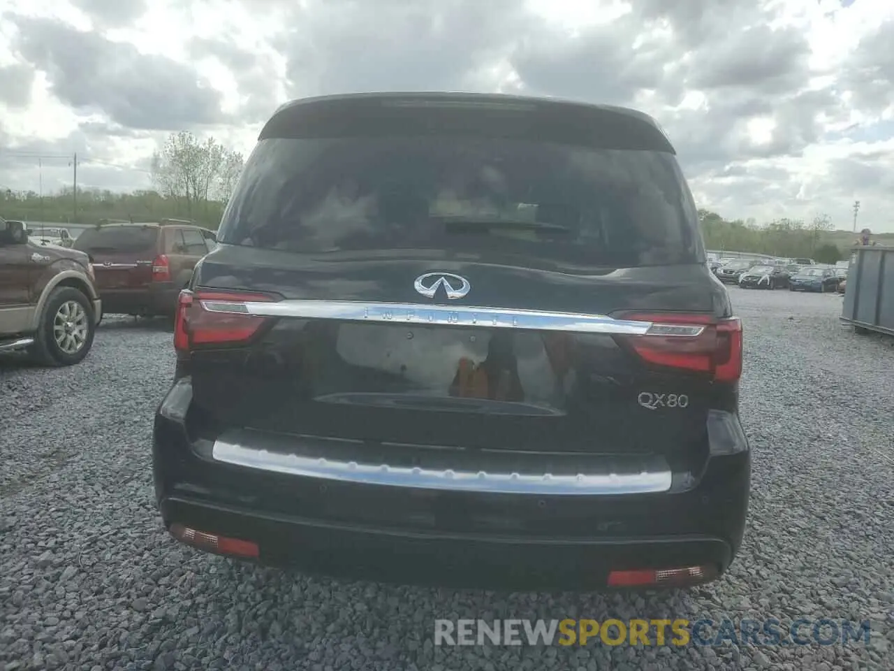 6 Photograph of a damaged car JN8AZ2NF0L9702083 INFINITI QX80 2020