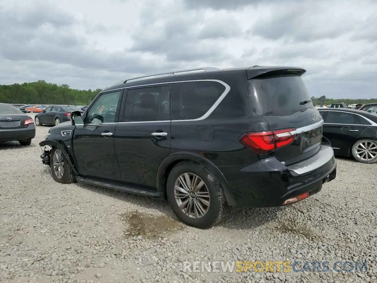 2 Photograph of a damaged car JN8AZ2NF2L9704515 INFINITI QX80 2020