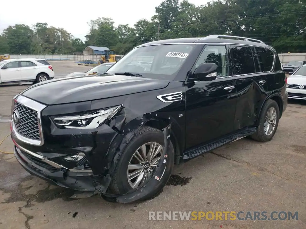 1 Photograph of a damaged car JN8AZ2NF7L9703540 INFINITI QX80 2020
