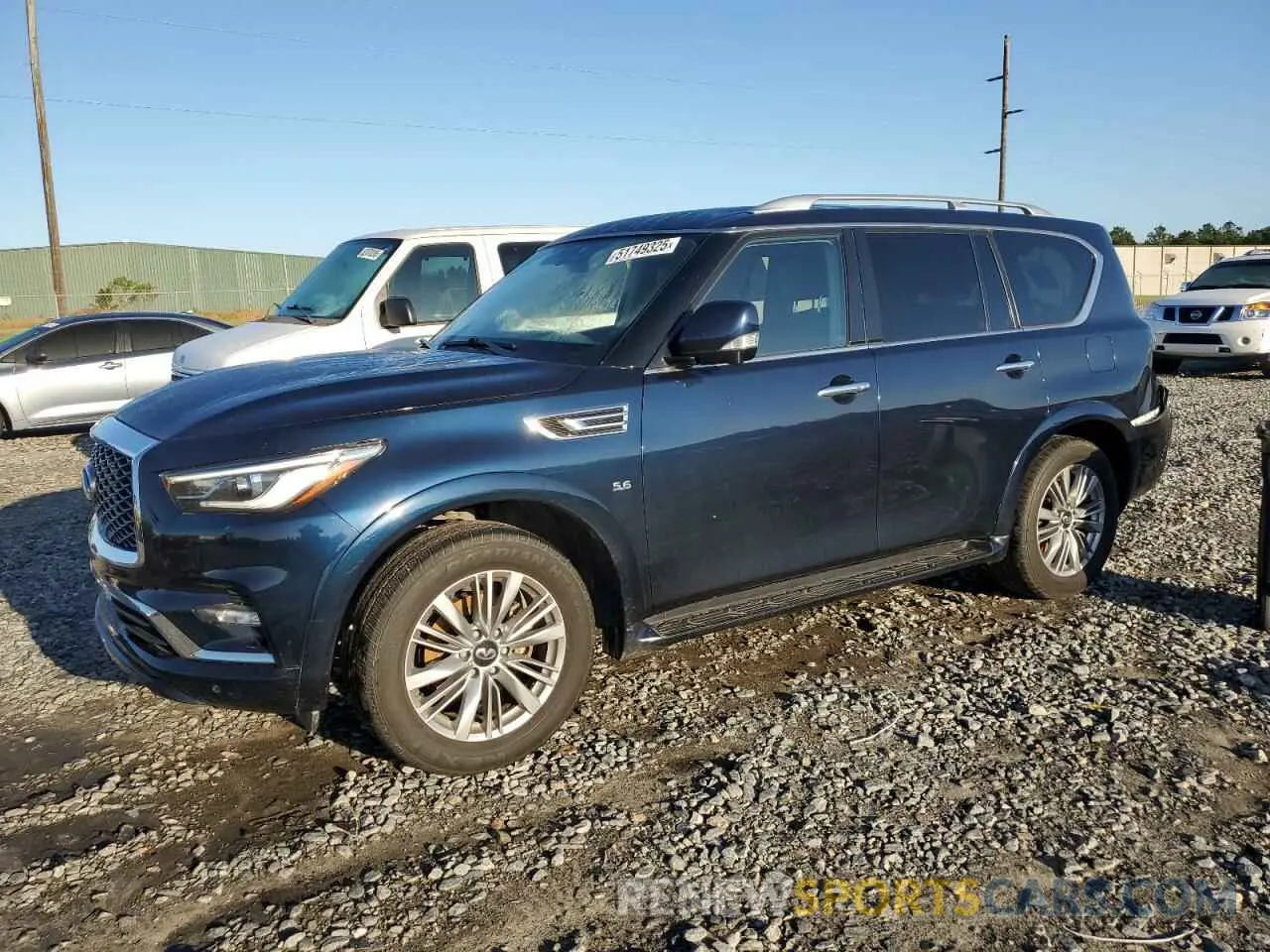 1 Photograph of a damaged car JN8AZ2NF8L9701392 INFINITI QX80 2020
