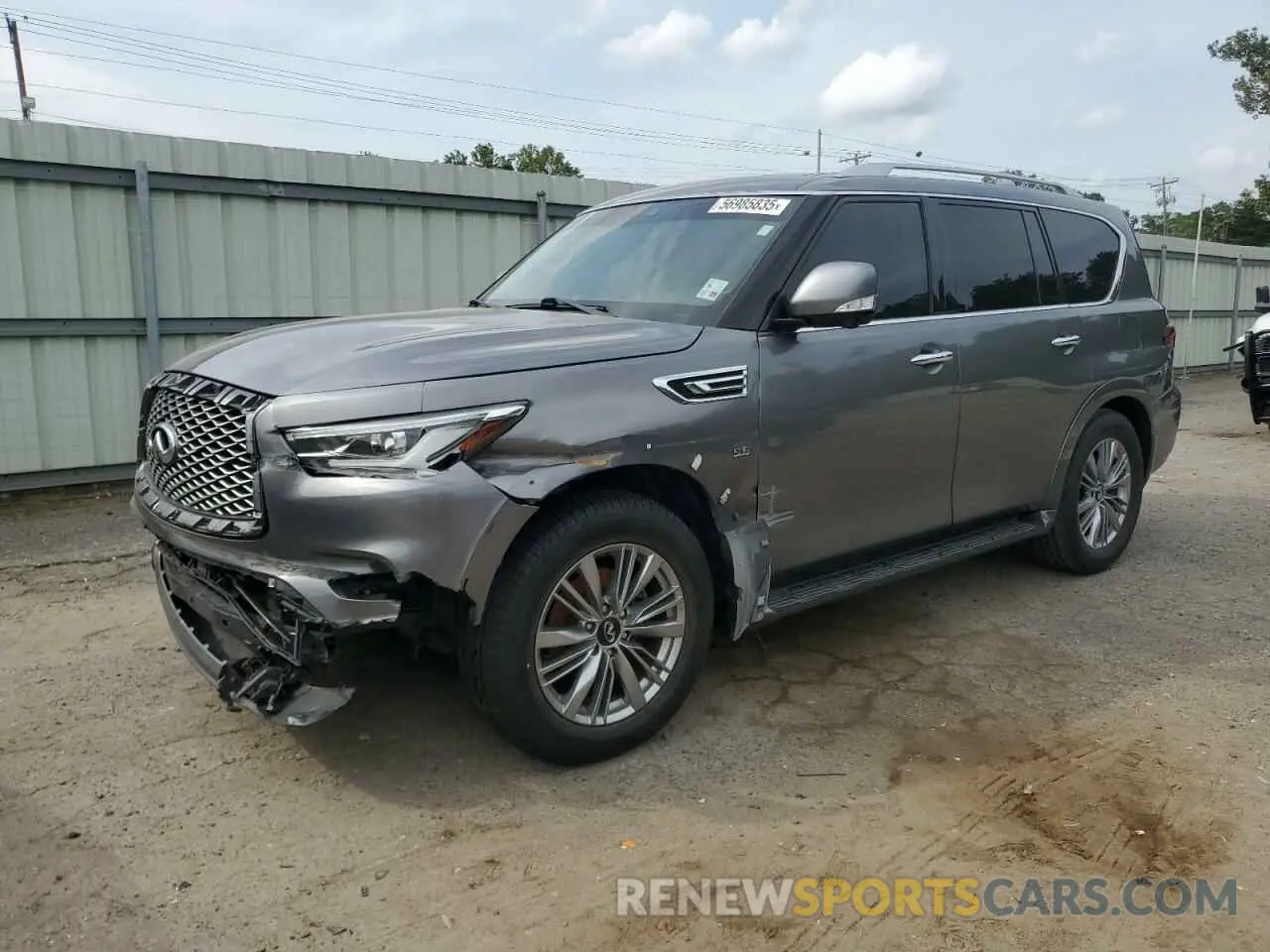 1 Photograph of a damaged car JN8AZ2NF8L9704356 INFINITI QX80 2020