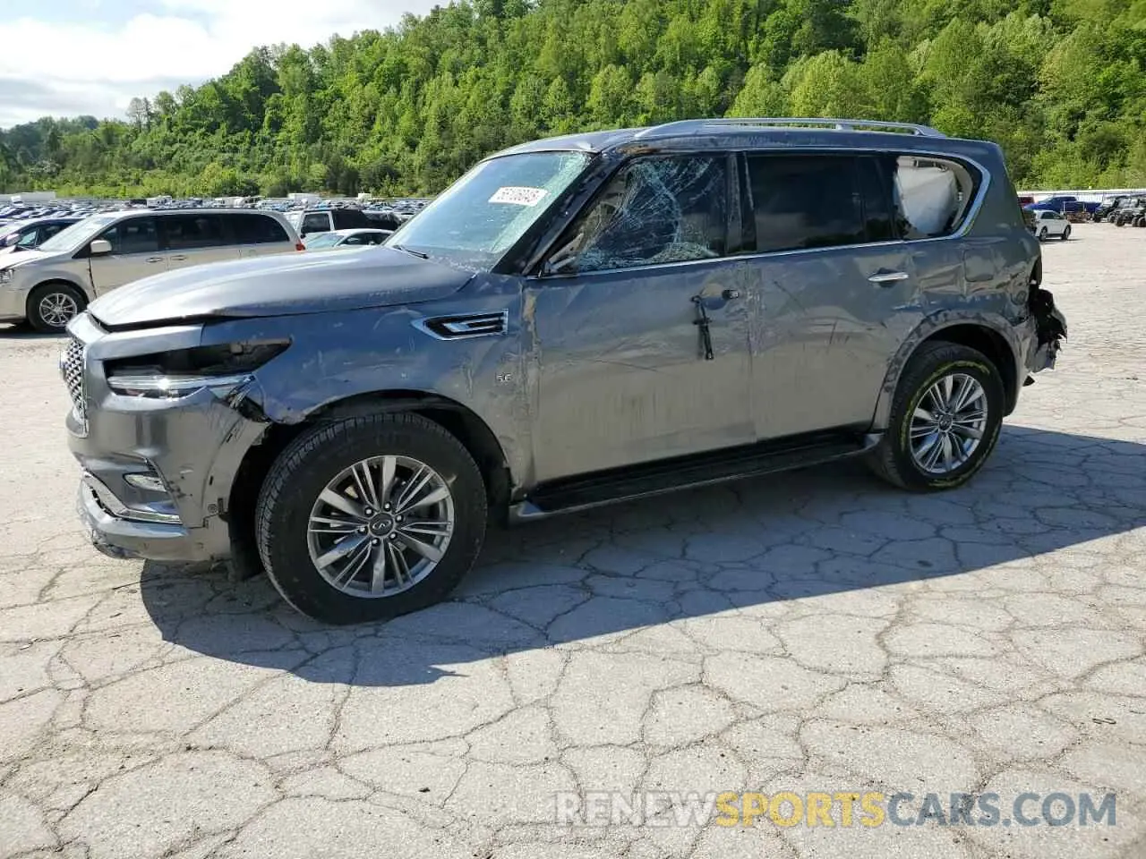 1 Фотография поврежденного автомобиля JN8AZ2NFXL9703516 INFINITI QX80 2020