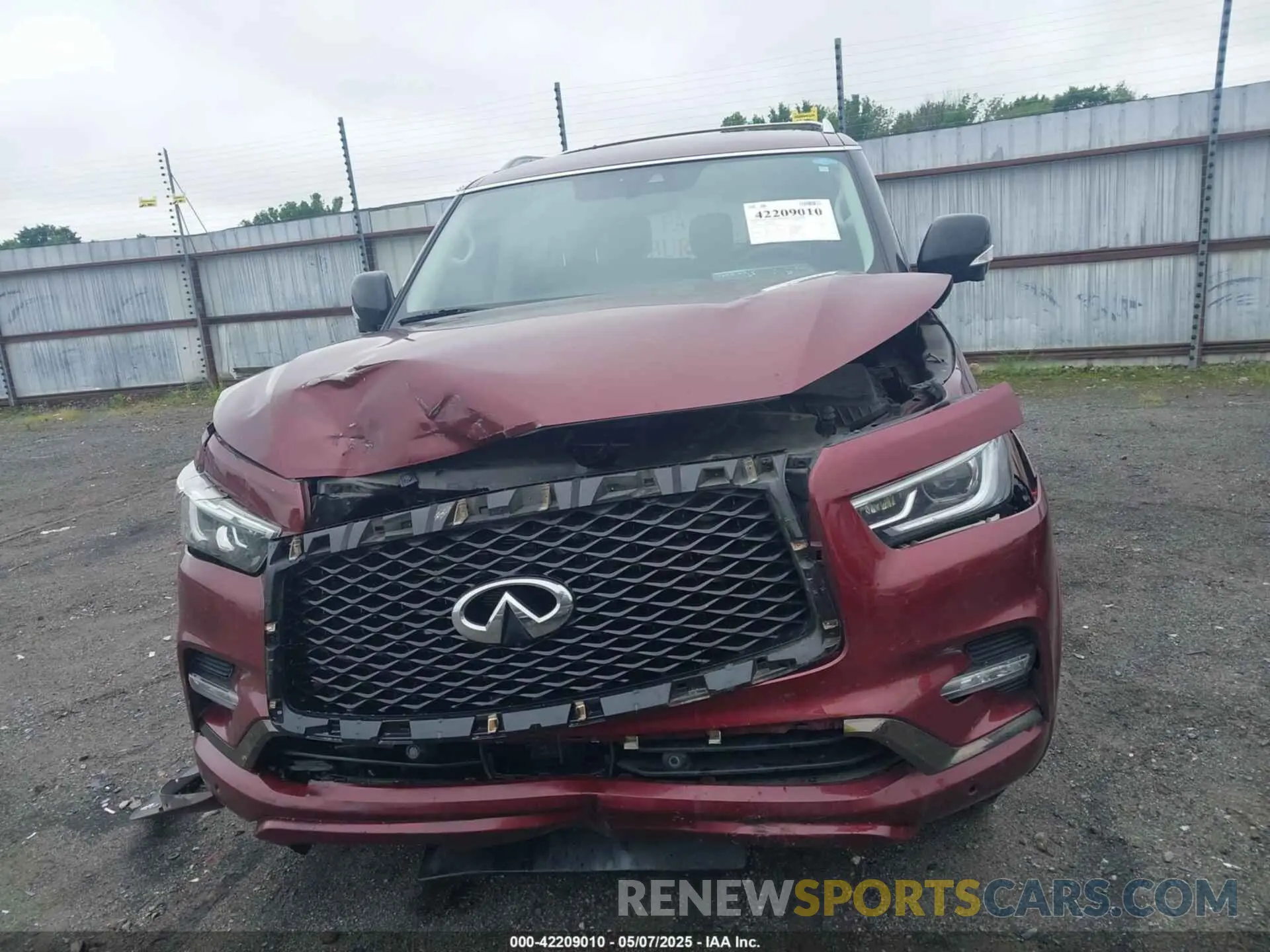 12 Photograph of a damaged car JN8AZ2AD6M9861583 INFINITI QX80 2021