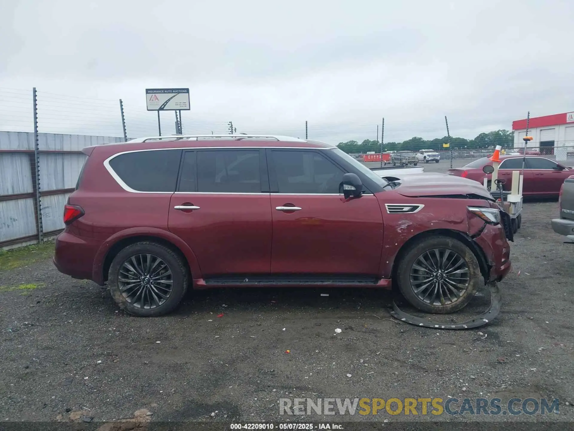 13 Photograph of a damaged car JN8AZ2AD6M9861583 INFINITI QX80 2021