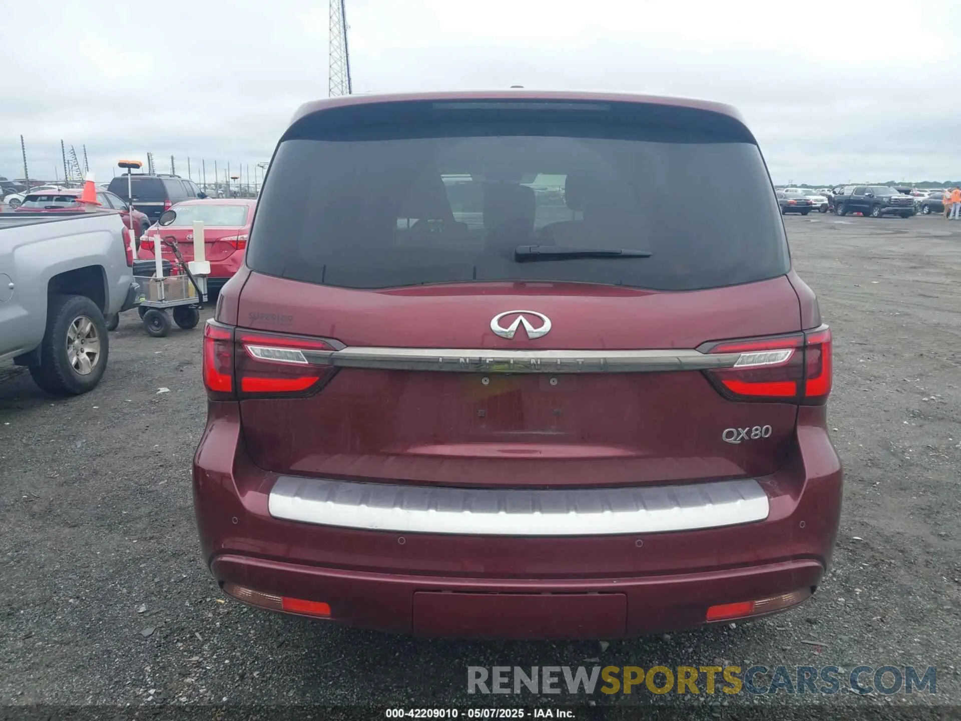 16 Photograph of a damaged car JN8AZ2AD6M9861583 INFINITI QX80 2021