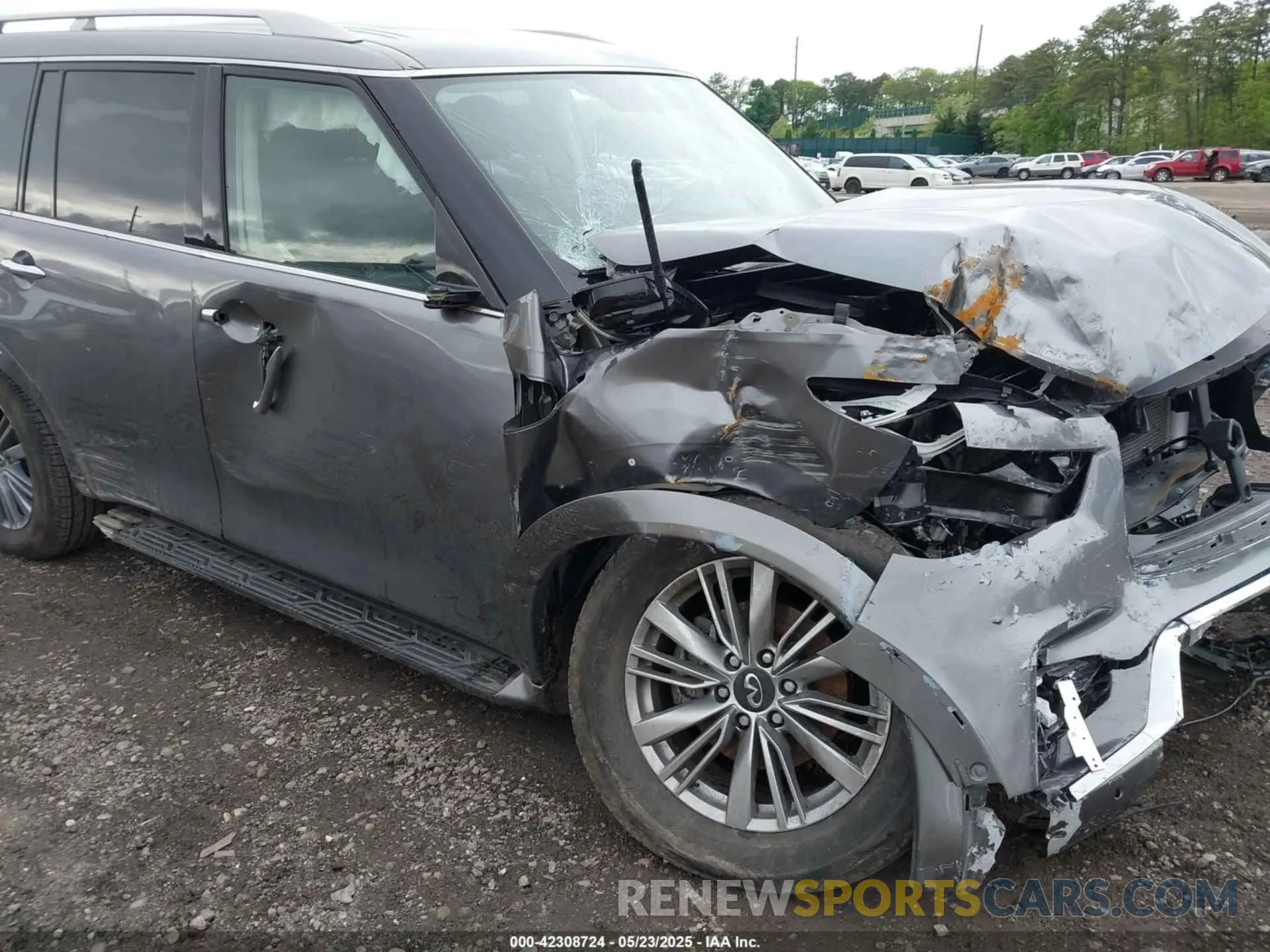 19 Photograph of a damaged car JN8AZ2AD7M9861561 INFINITI QX80 2021
